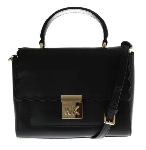 Black MINDY Satchel Crossbody Bag