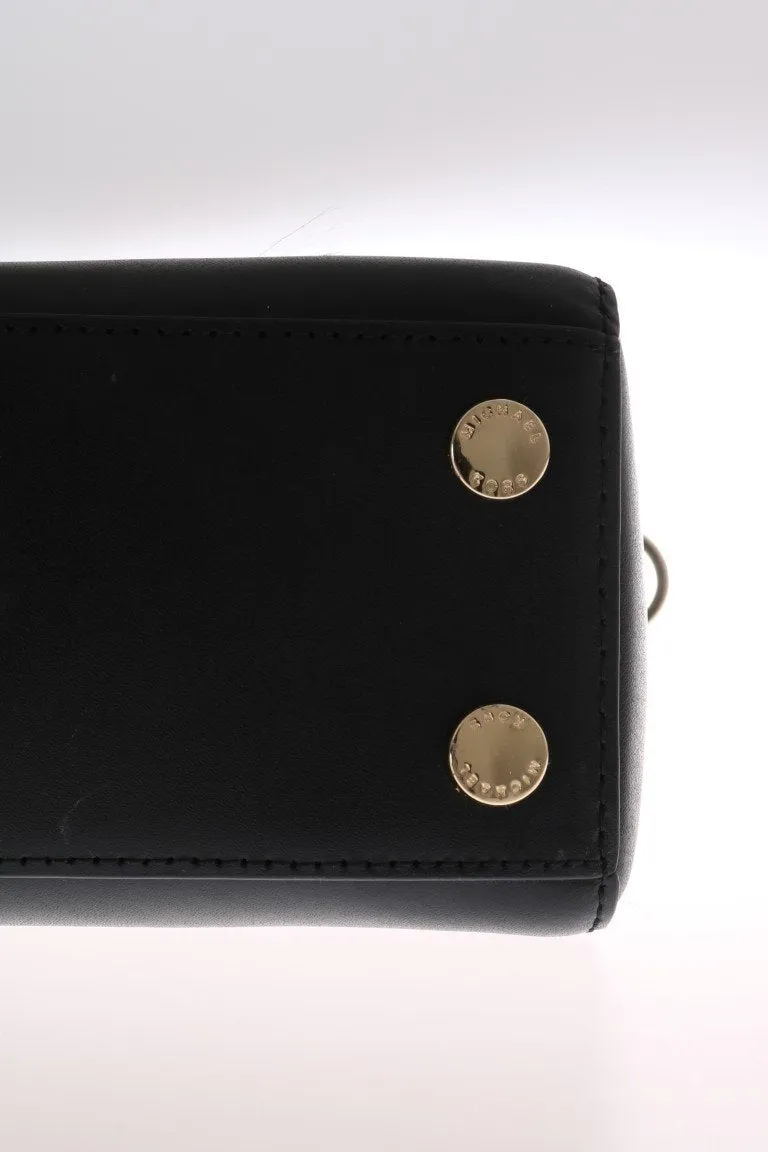 Black MINDY Satchel Crossbody Bag
