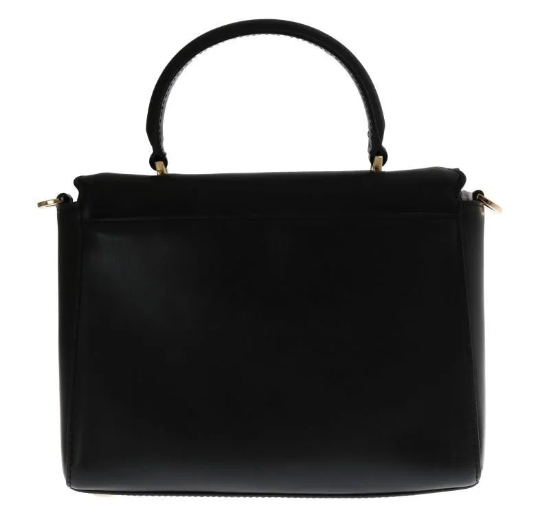 Black MINDY Satchel Crossbody Bag