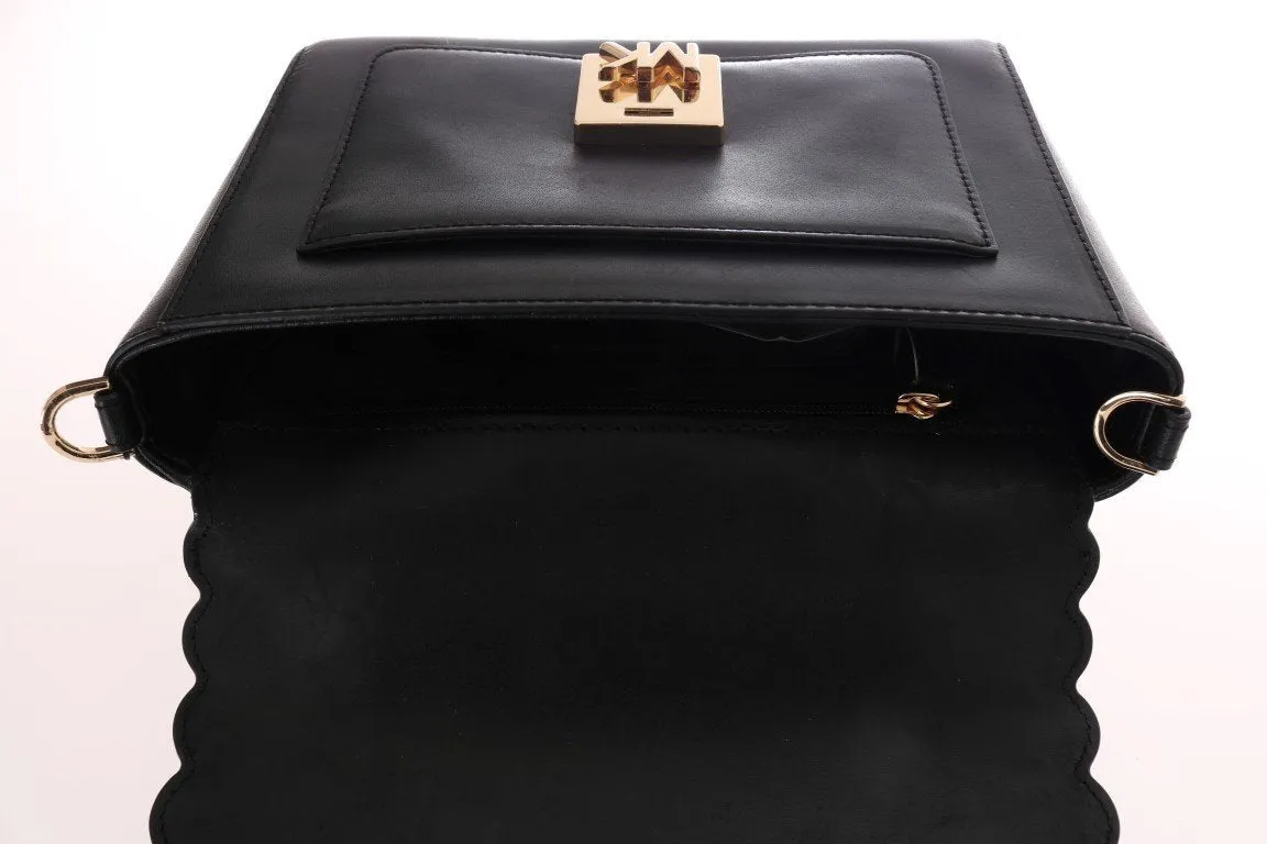 Black MINDY Satchel Crossbody Bag