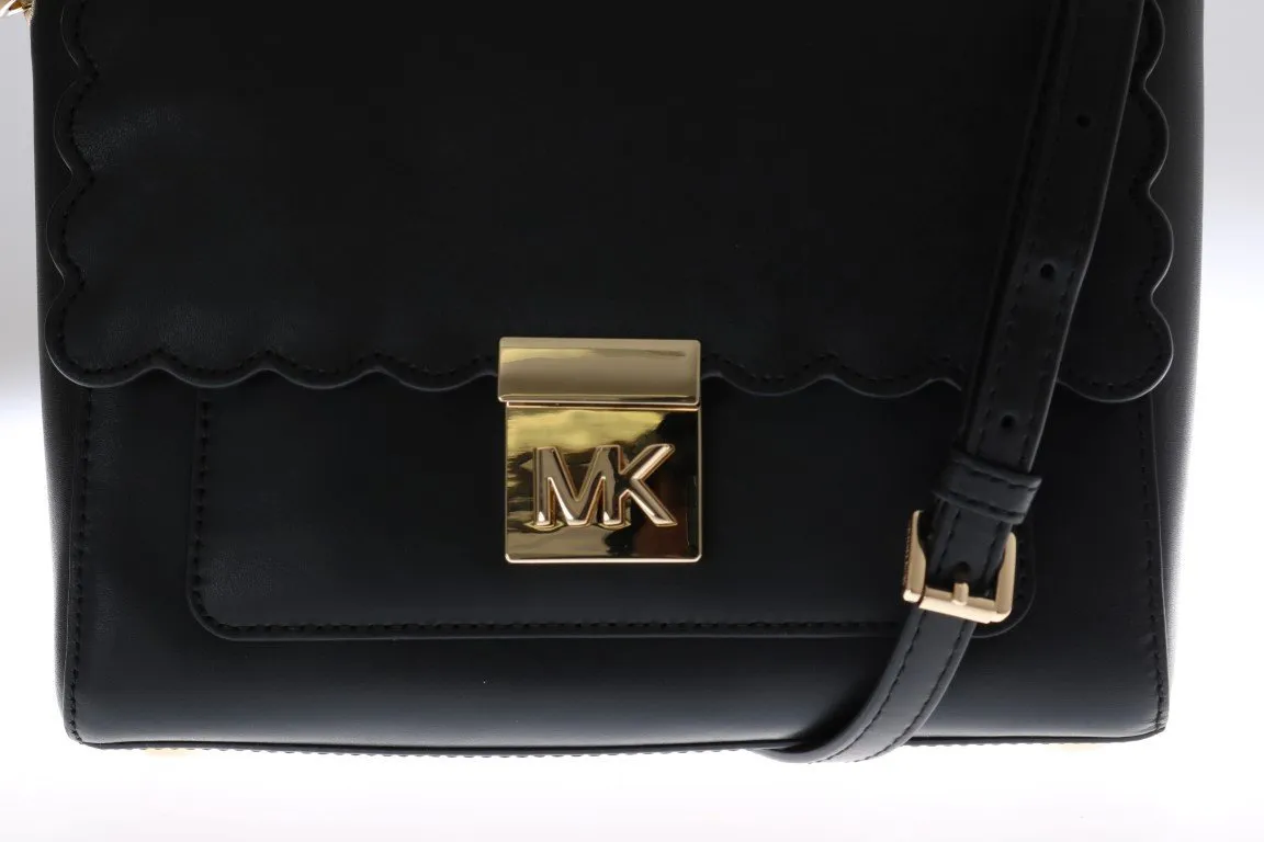 Black MINDY Satchel Crossbody Bag