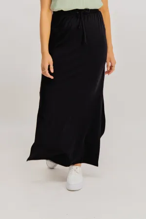 Black Stephanie Maxi Skirt
