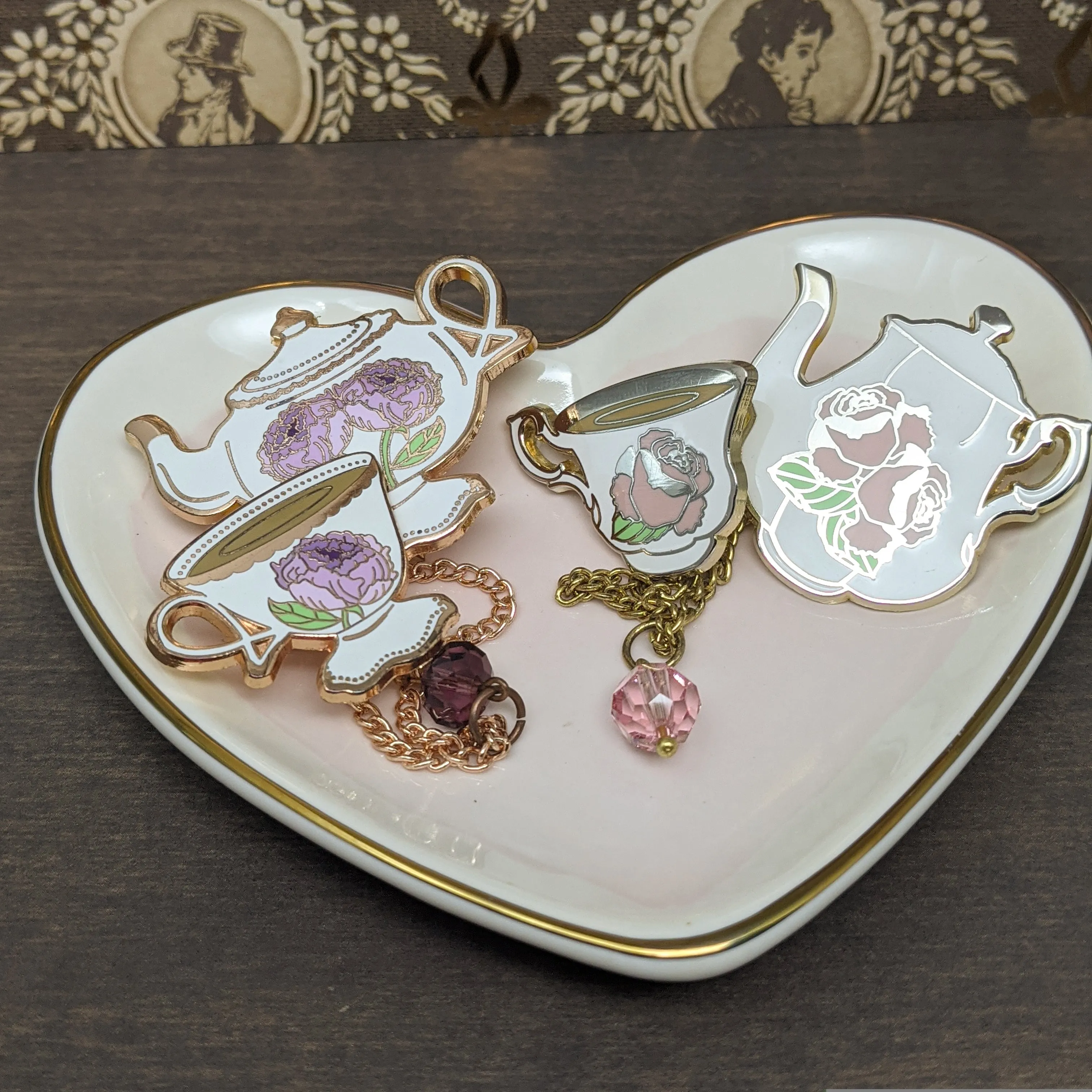 Blooming Tea pin sets