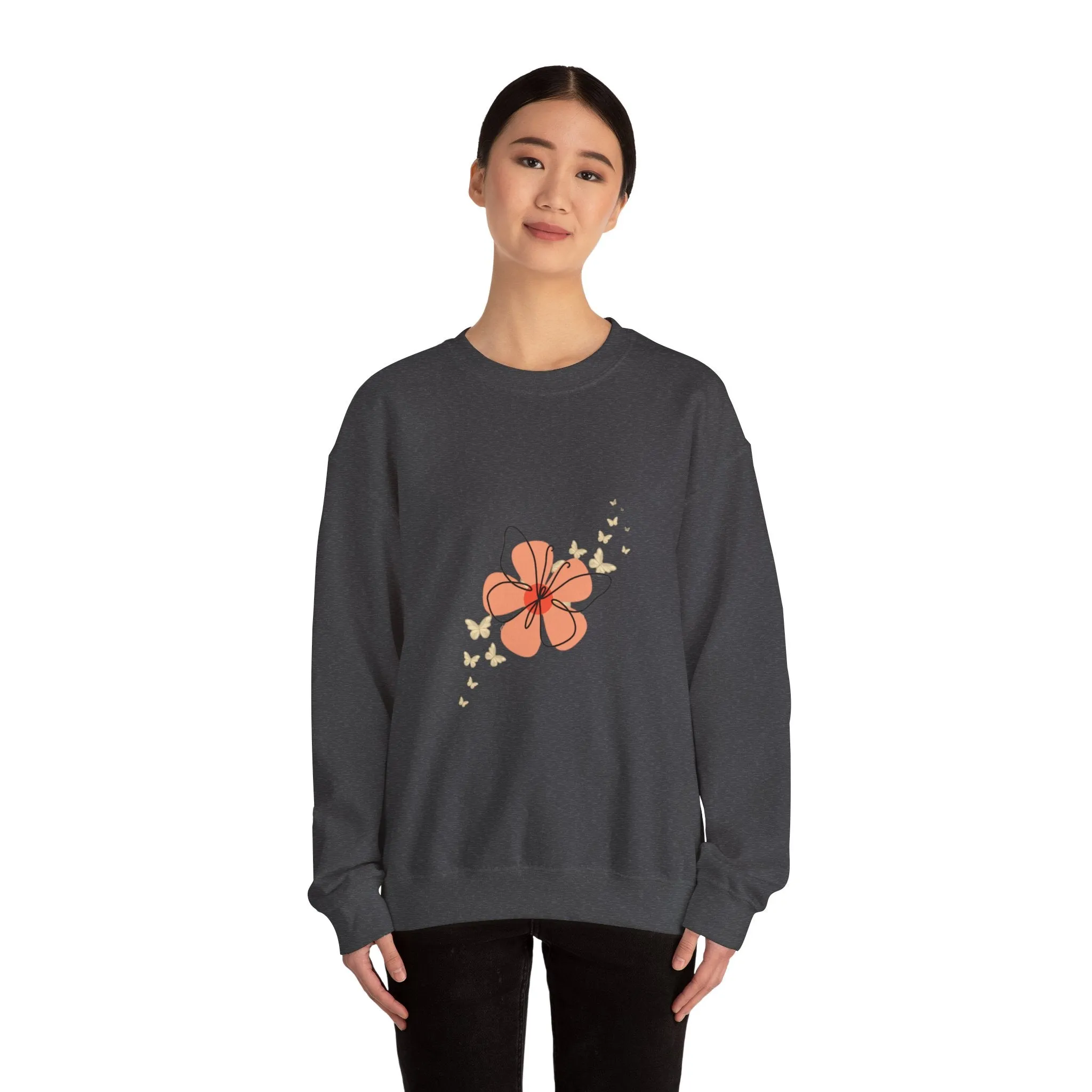 Blooming - Unisex Heavy Blend™ Crewneck Sweatshirt - CJ8