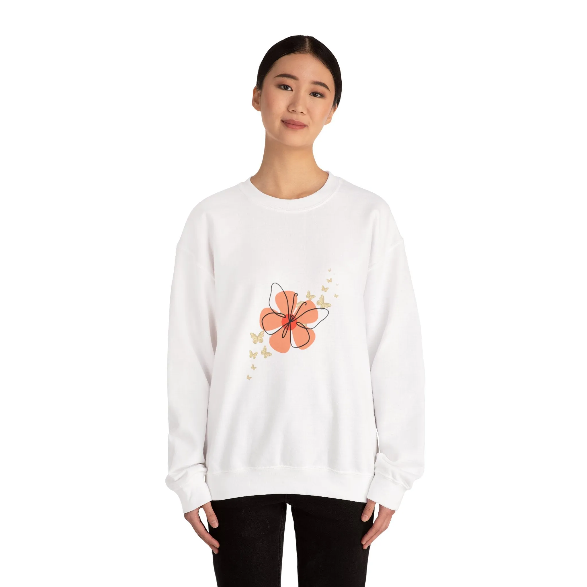 Blooming - Unisex Heavy Blend™ Crewneck Sweatshirt - CJ8