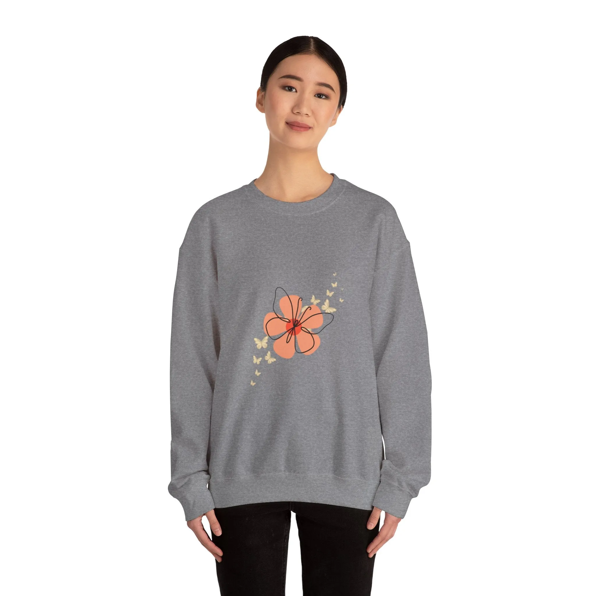Blooming - Unisex Heavy Blend™ Crewneck Sweatshirt - CJ8