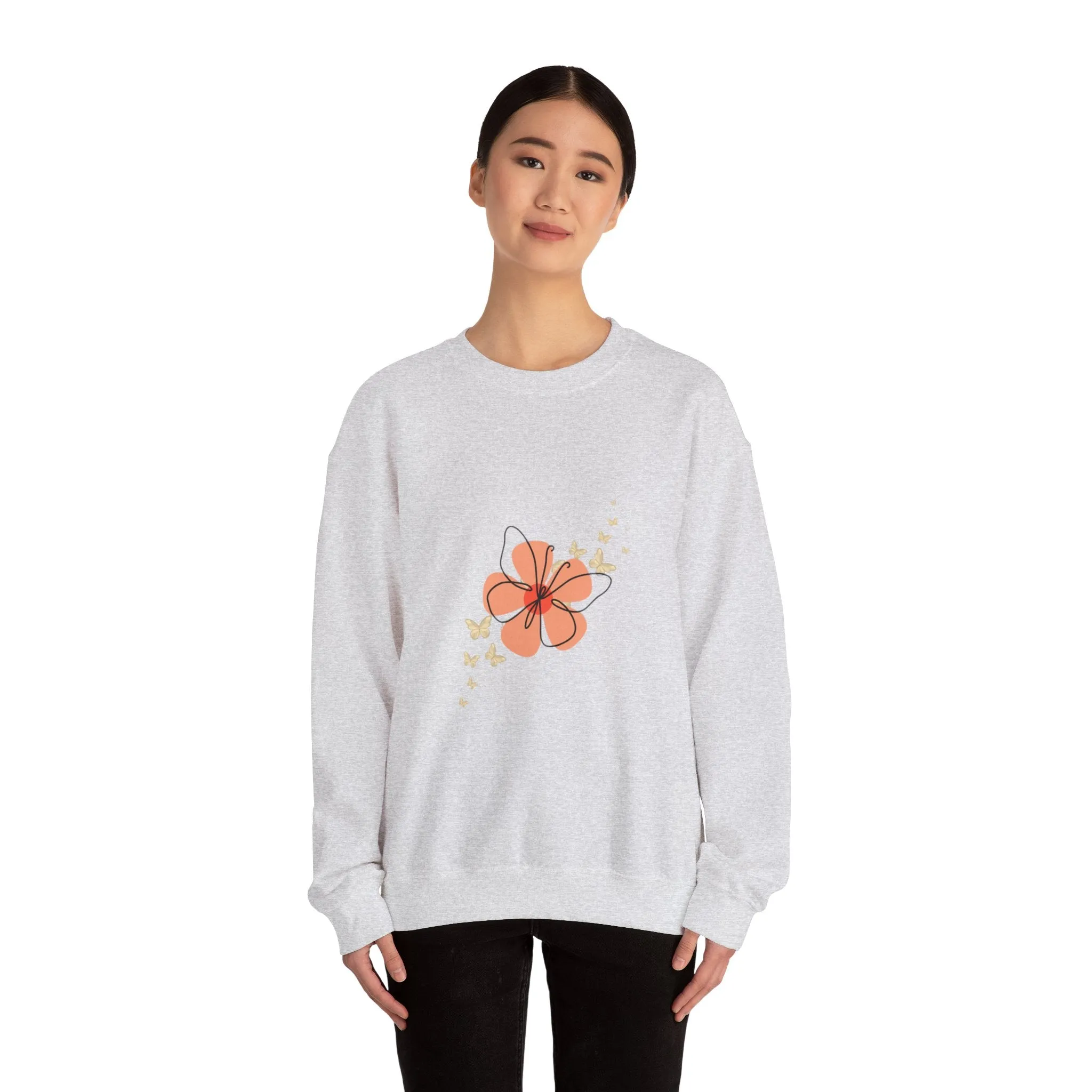 Blooming - Unisex Heavy Blend™ Crewneck Sweatshirt - CJ8