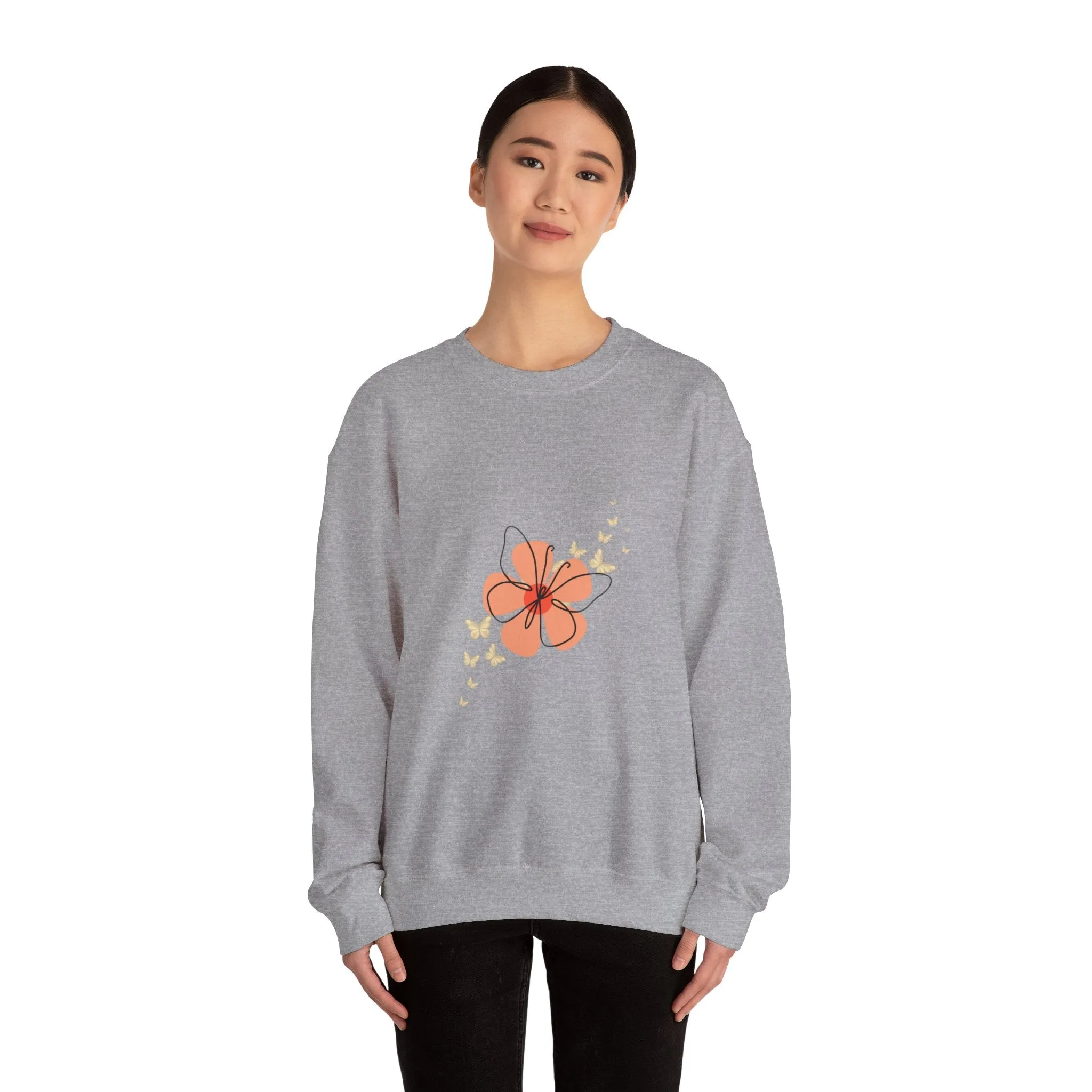 Blooming - Unisex Heavy Blend™ Crewneck Sweatshirt - CJ8