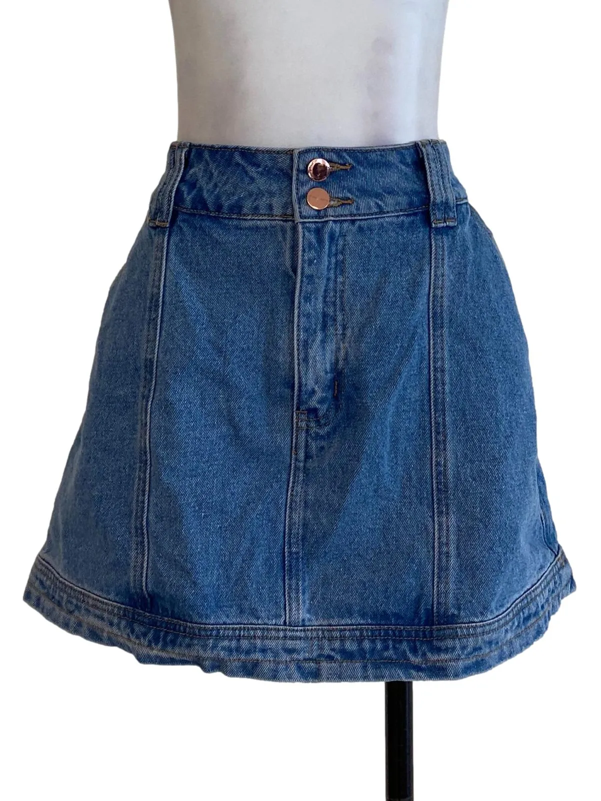 Blue Denim Skorts