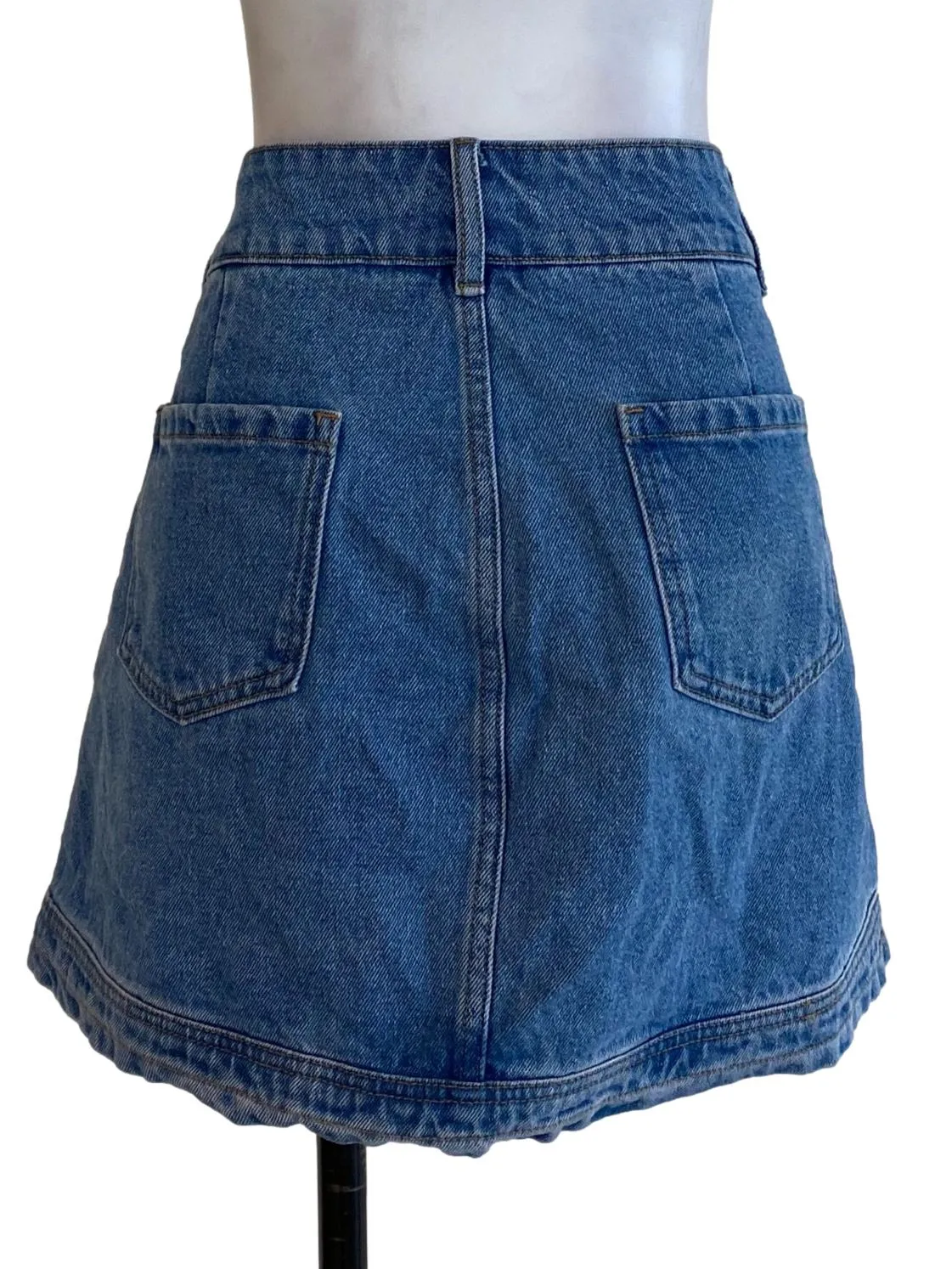 Blue Denim Skorts