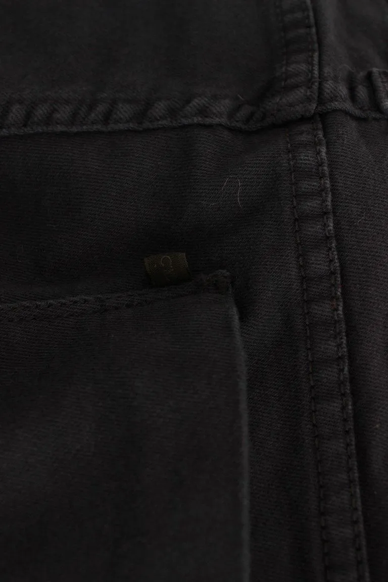 Blue straight leg jeans