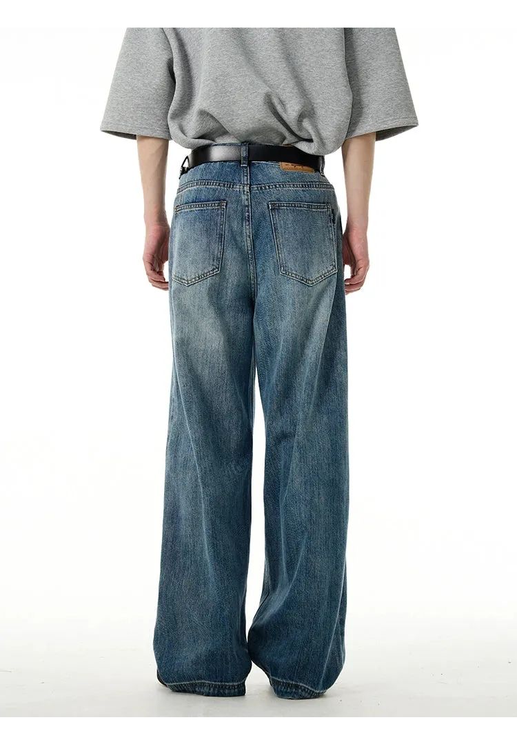 Blue Wide Leg Jeans