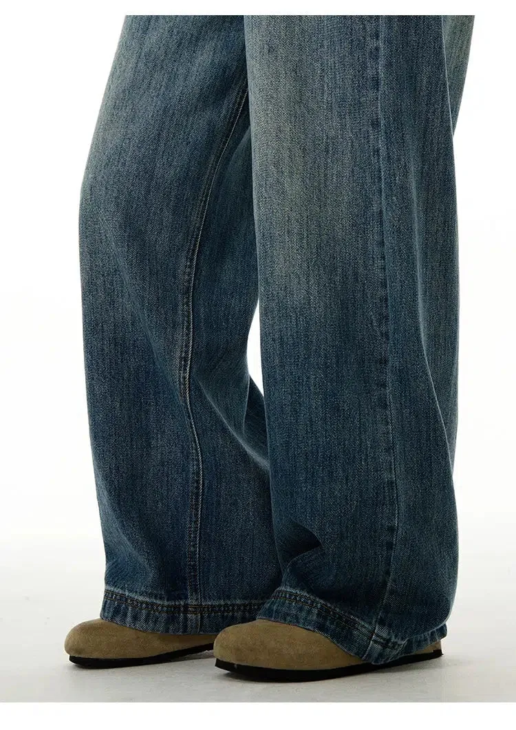 Blue Wide Leg Jeans