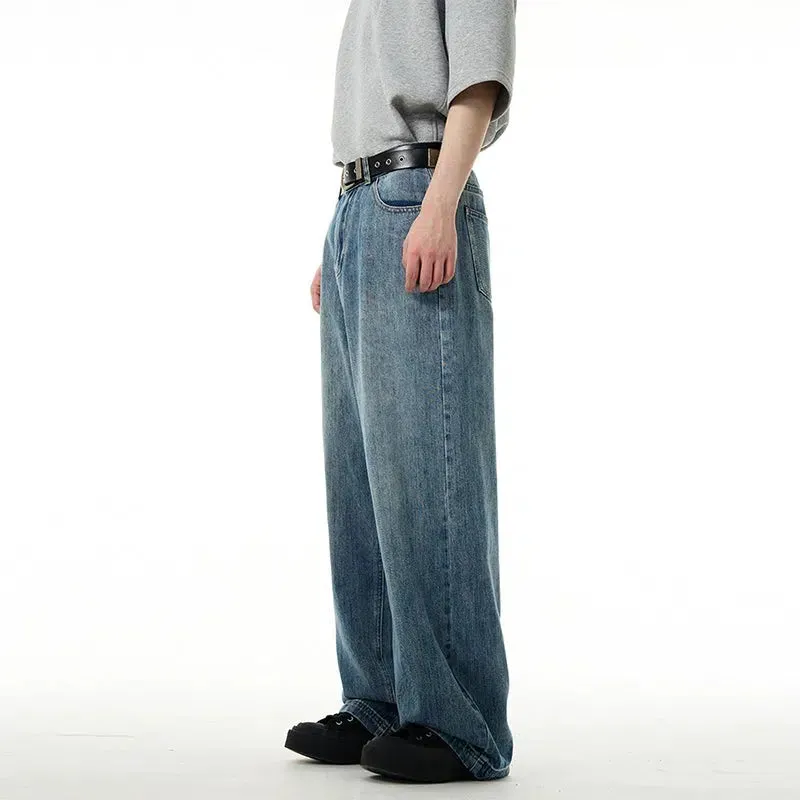 Blue Wide Leg Jeans
