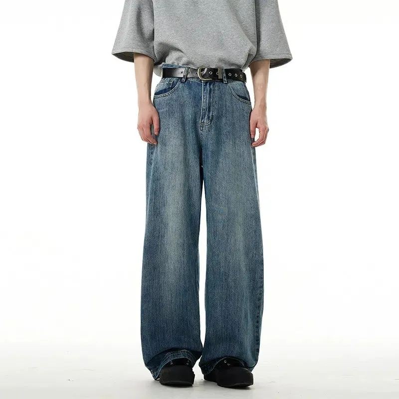 Blue Wide Leg Jeans