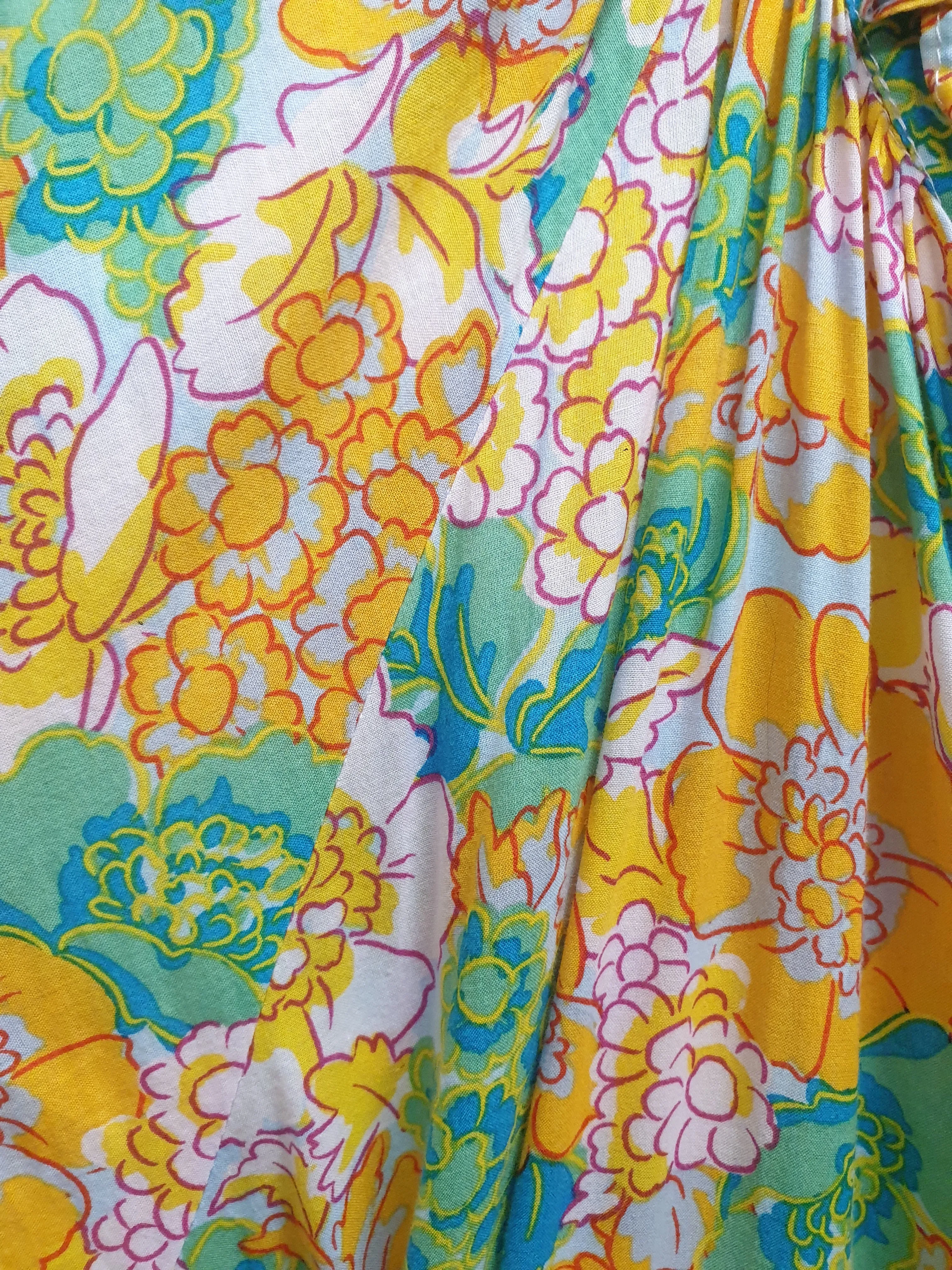 Bohemian Traders floral long sleeve maxi dress size 4XL