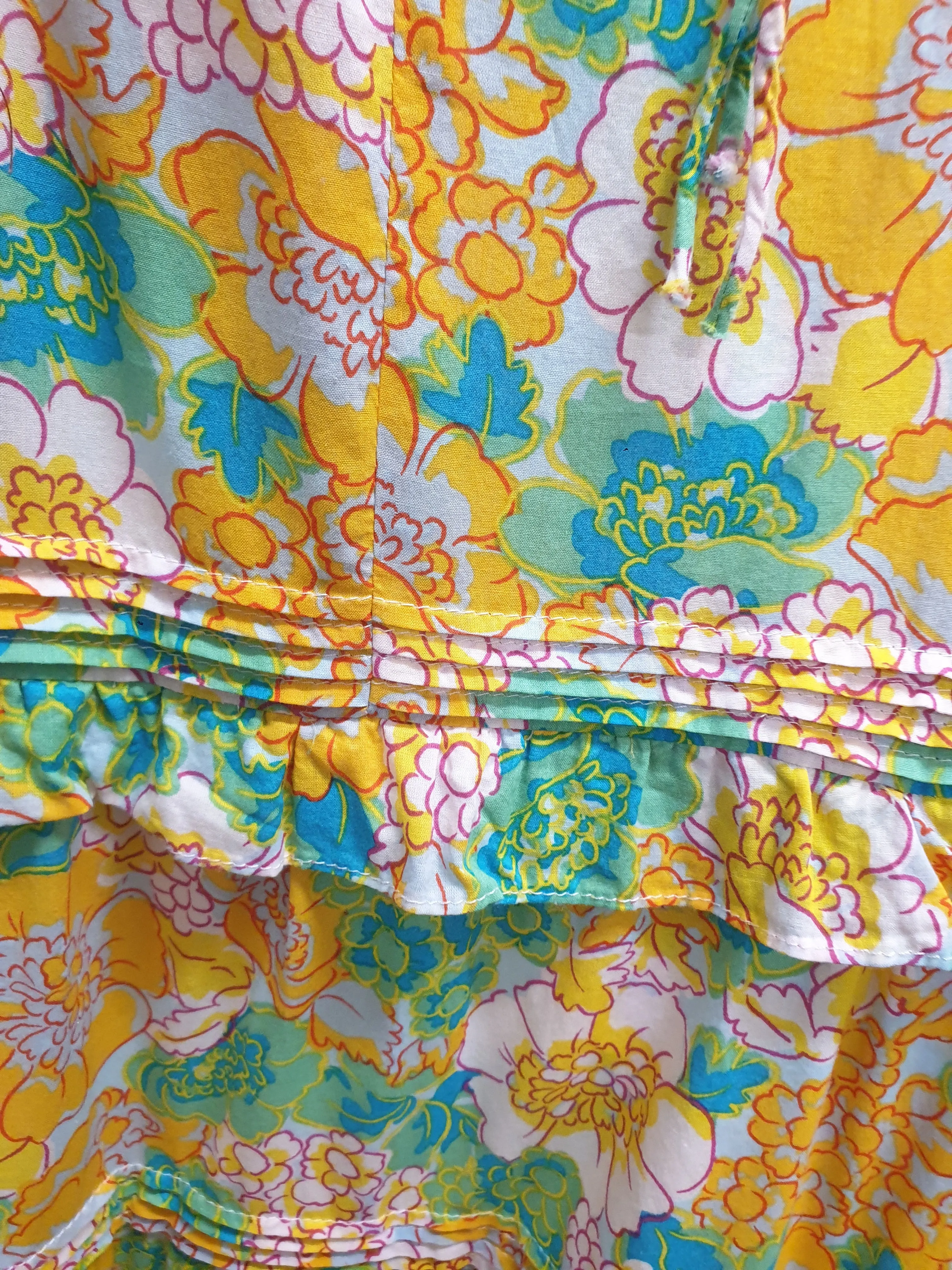 Bohemian Traders floral long sleeve maxi dress size 4XL