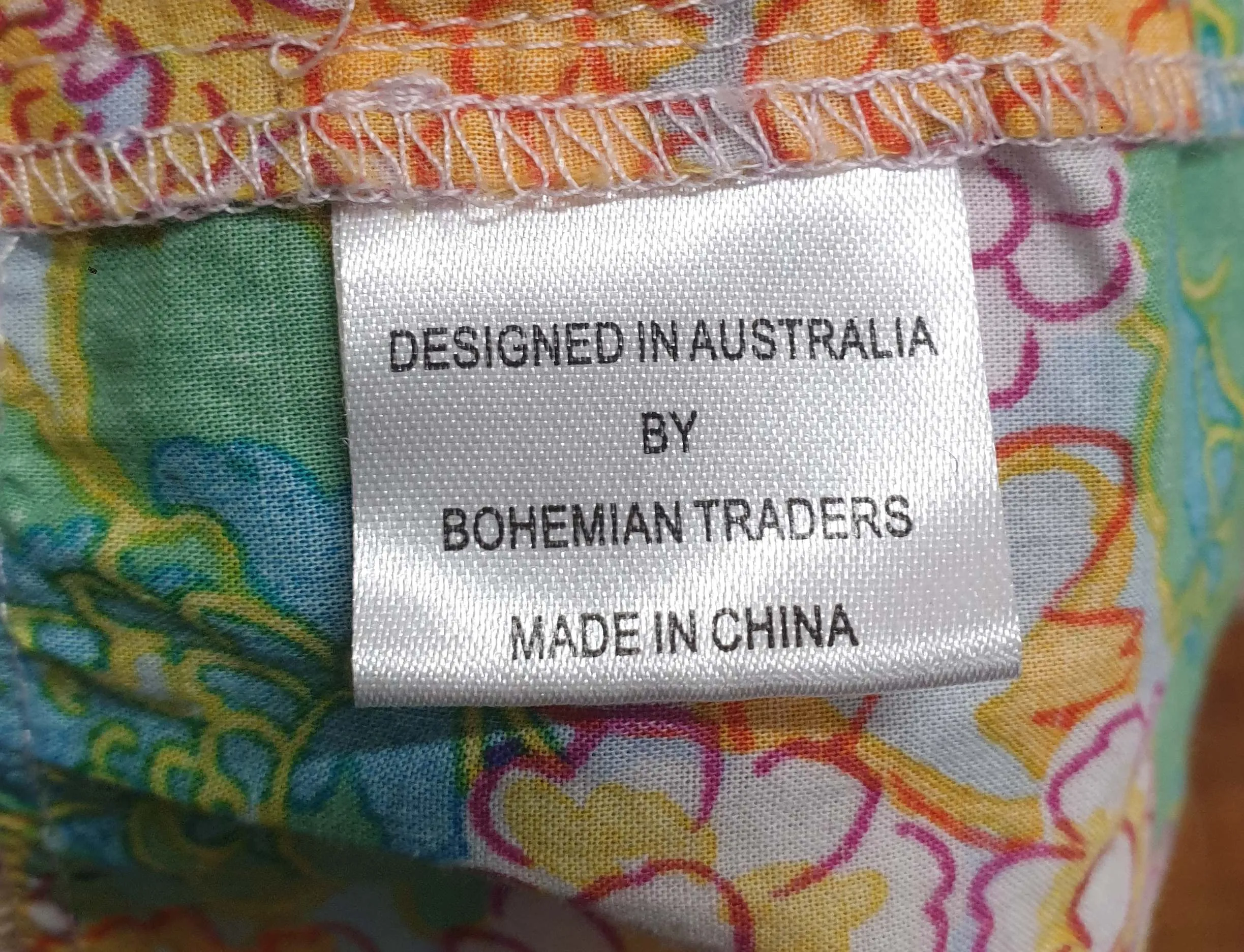 Bohemian Traders floral long sleeve maxi dress size 4XL
