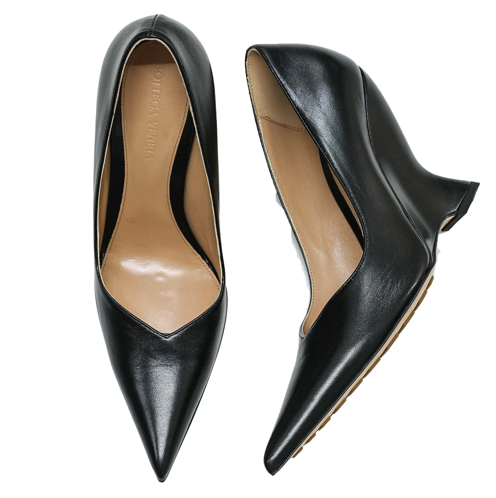 Bottega Veneta Women's Black Leather Pump 716210