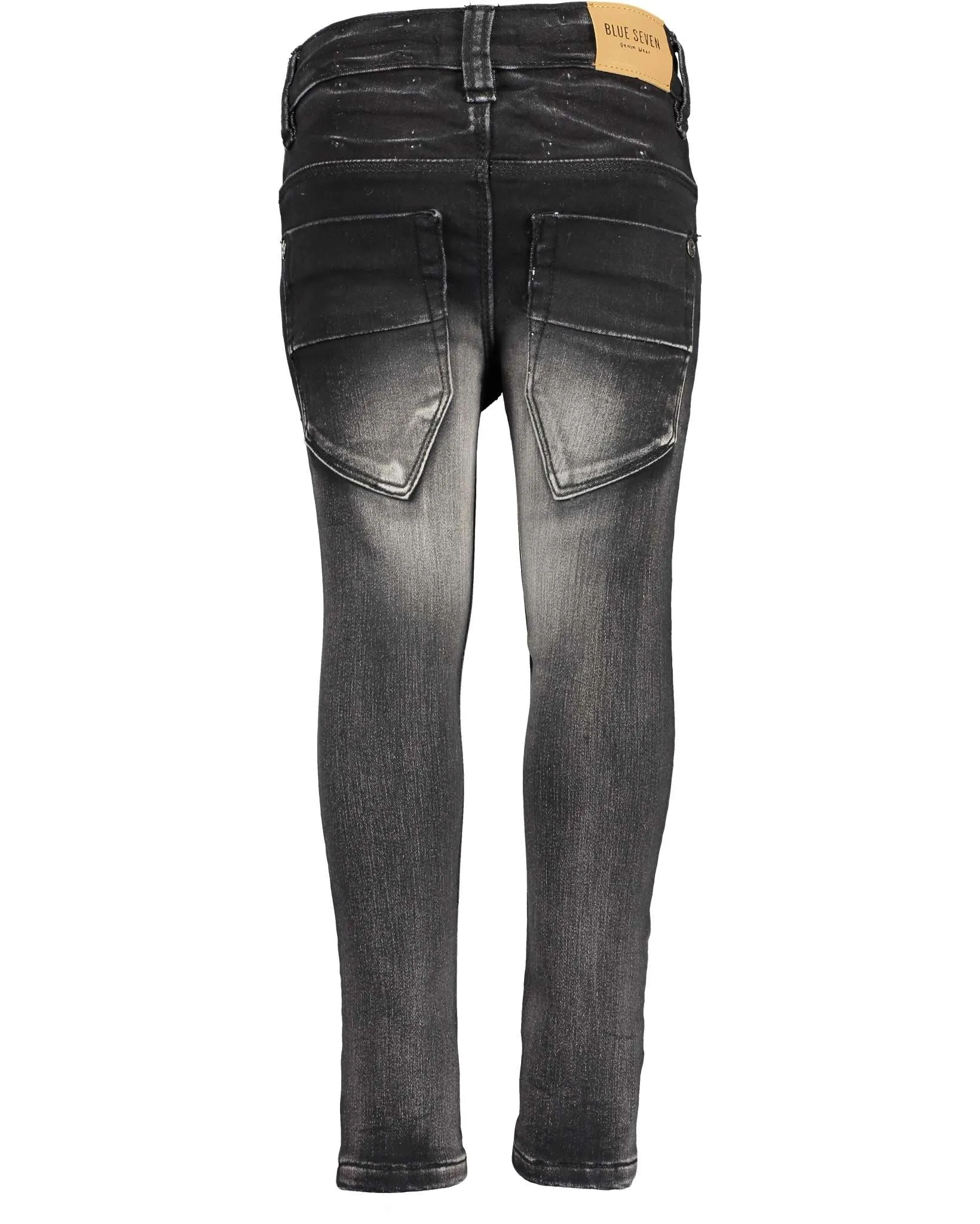 Boys Black Faded Slim Fit Jeans