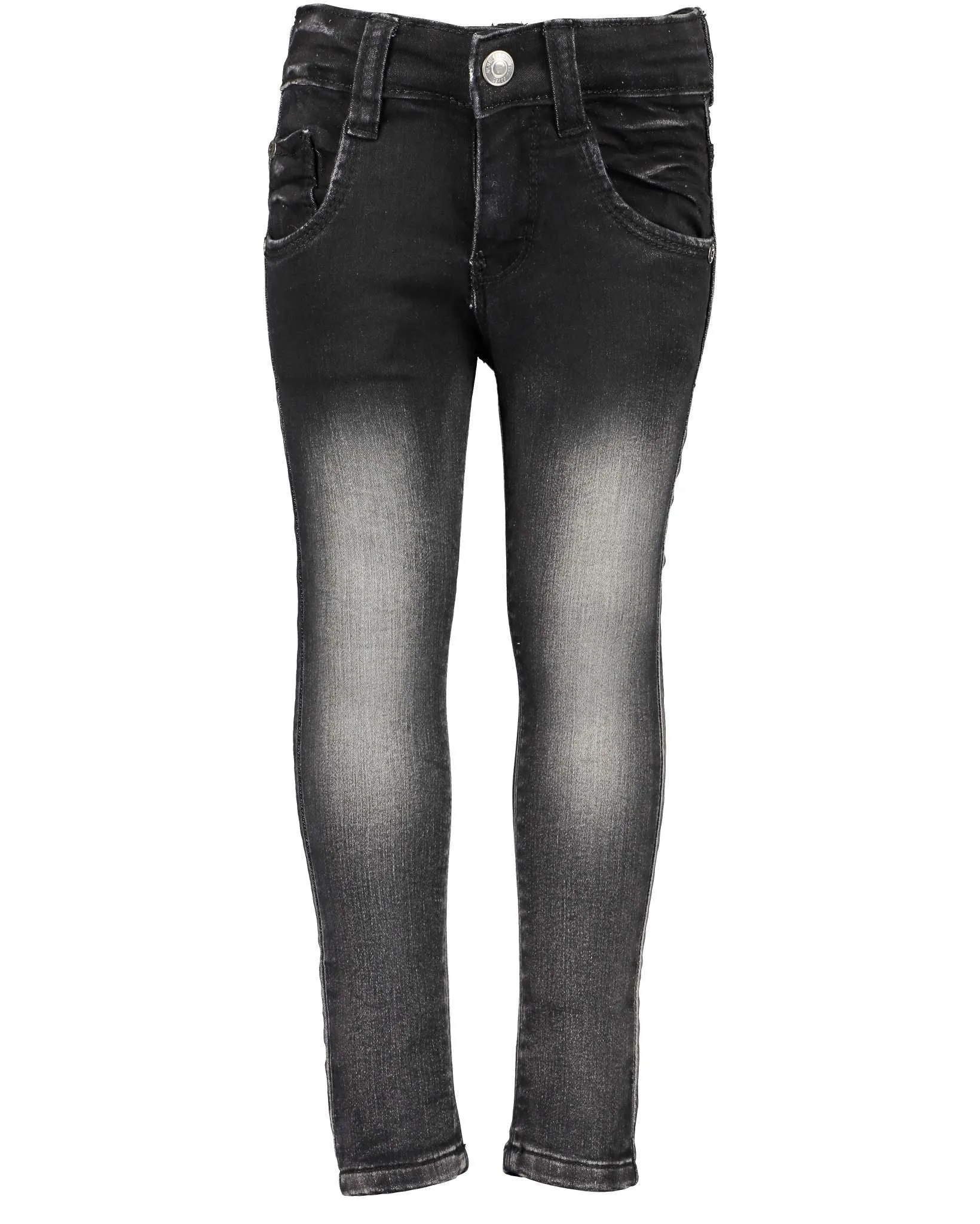 Boys Black Faded Slim Fit Jeans