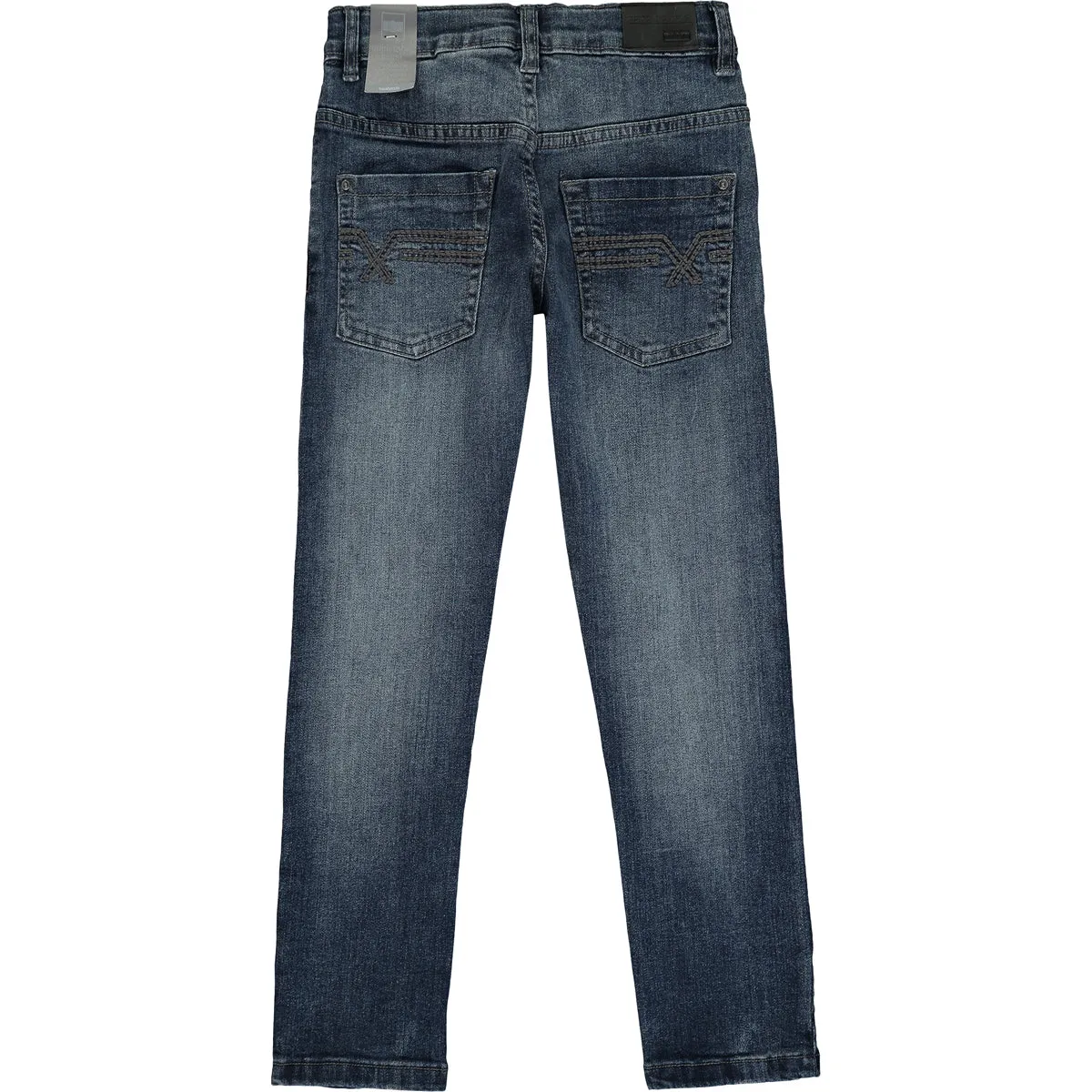 Boys Blue Slim Fit Cotton Jeans