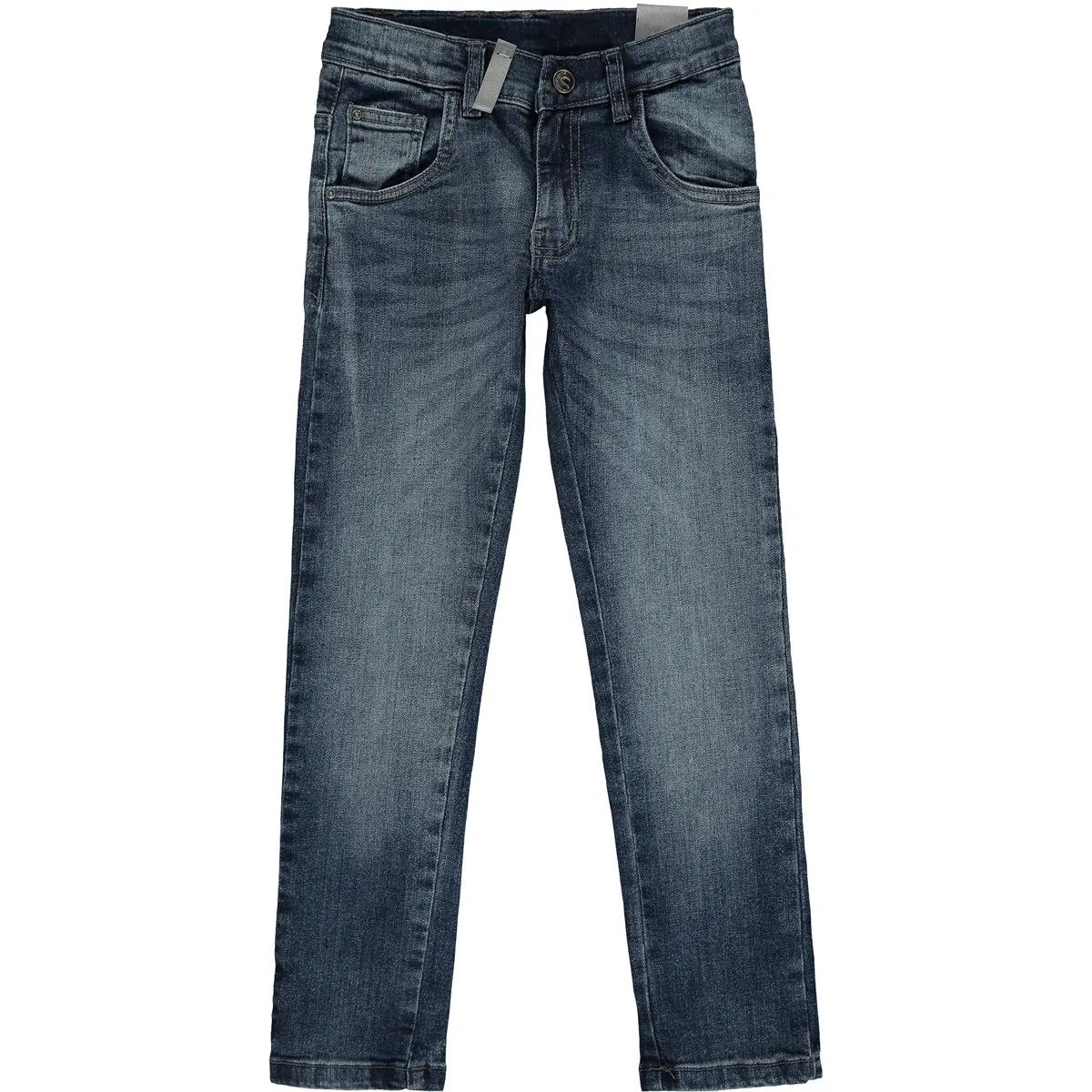 Boys Blue Slim Fit Cotton Jeans