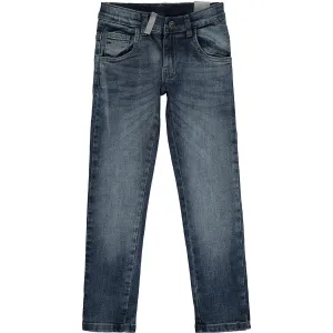 Boys Blue Slim Fit Cotton Jeans