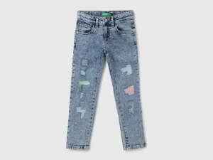 Boys Solid Slim Fit Jeans