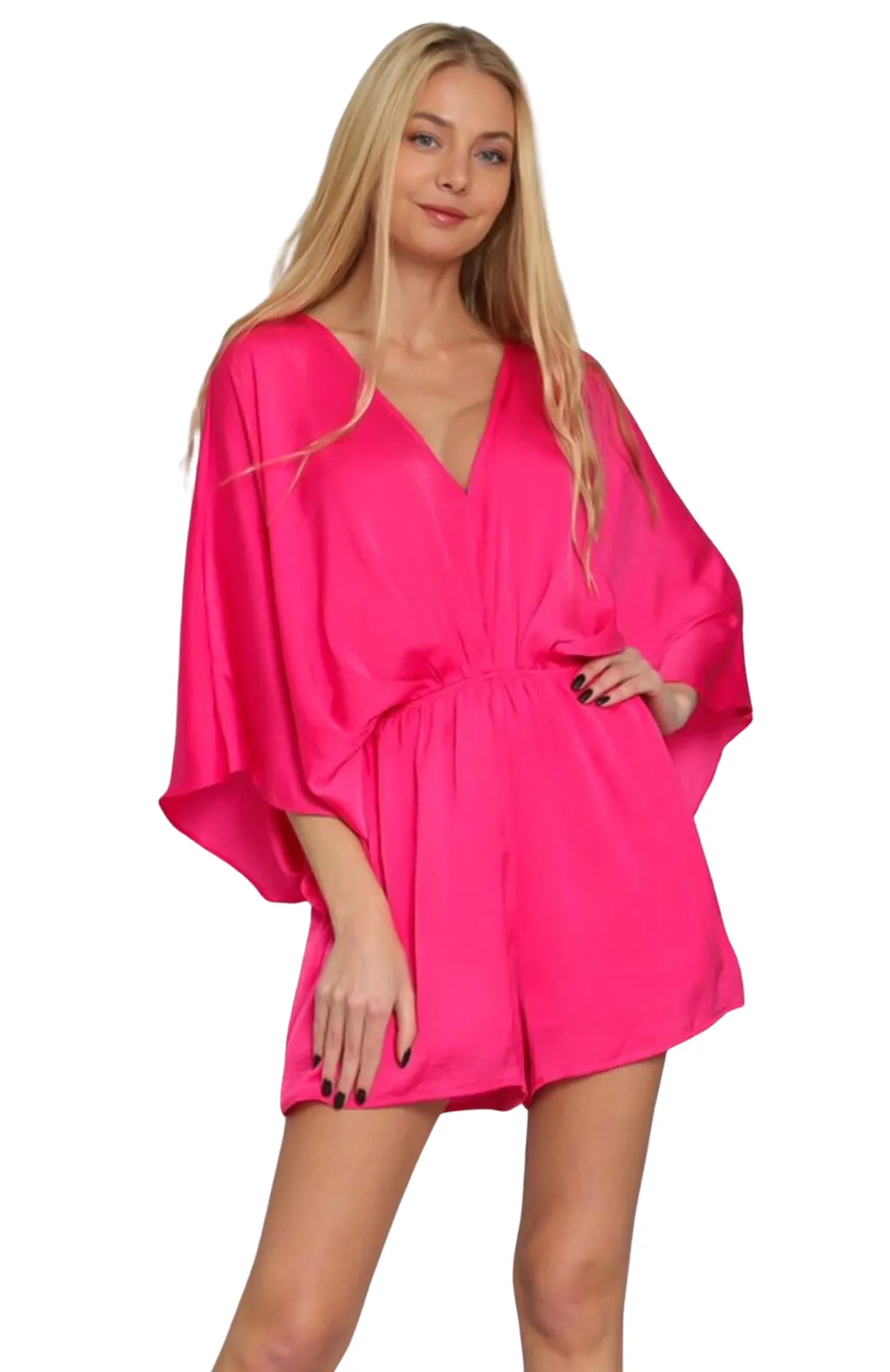 Brie Kimono Sleeve Romper