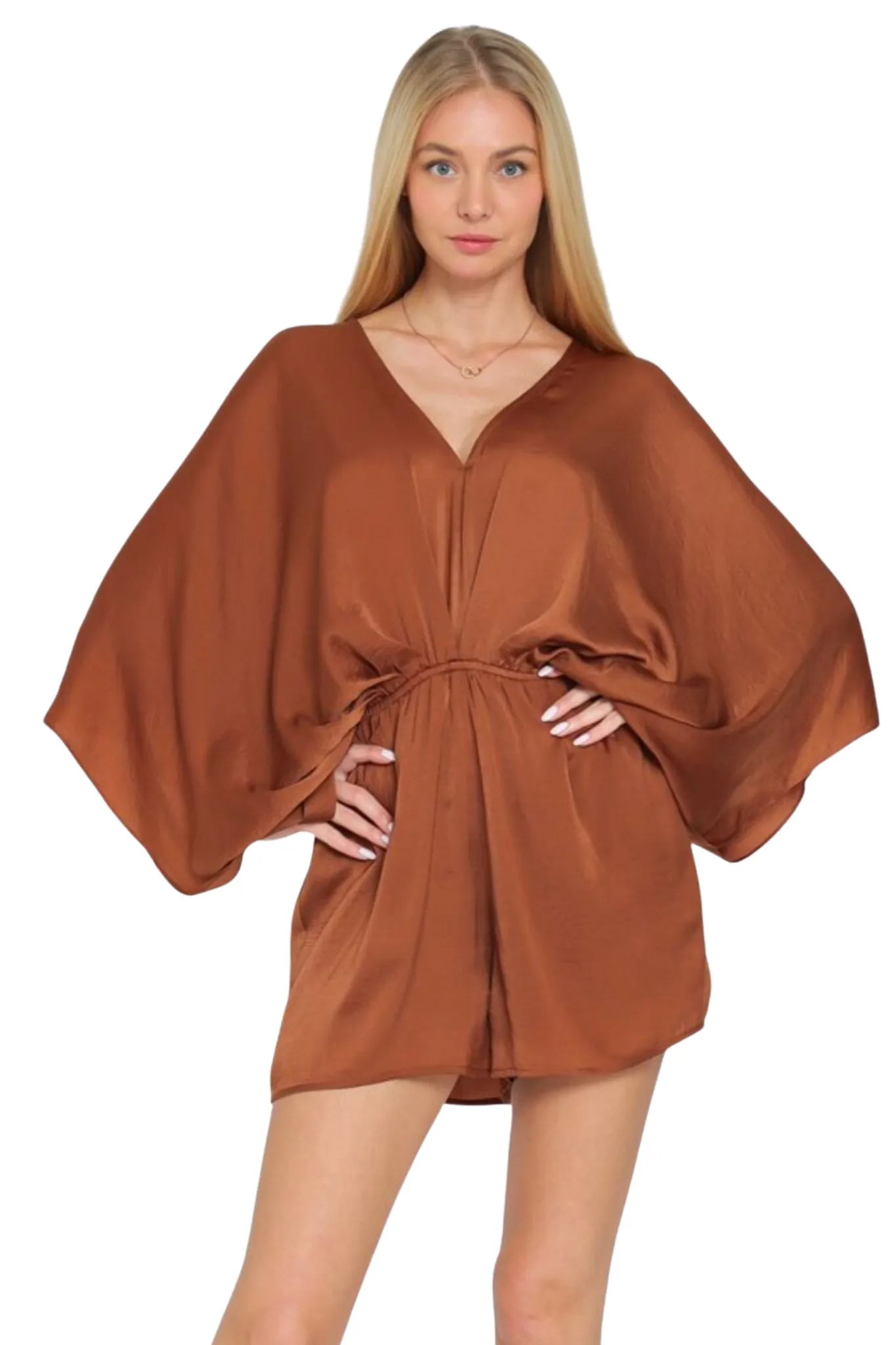 Brie Kimono Sleeve Romper