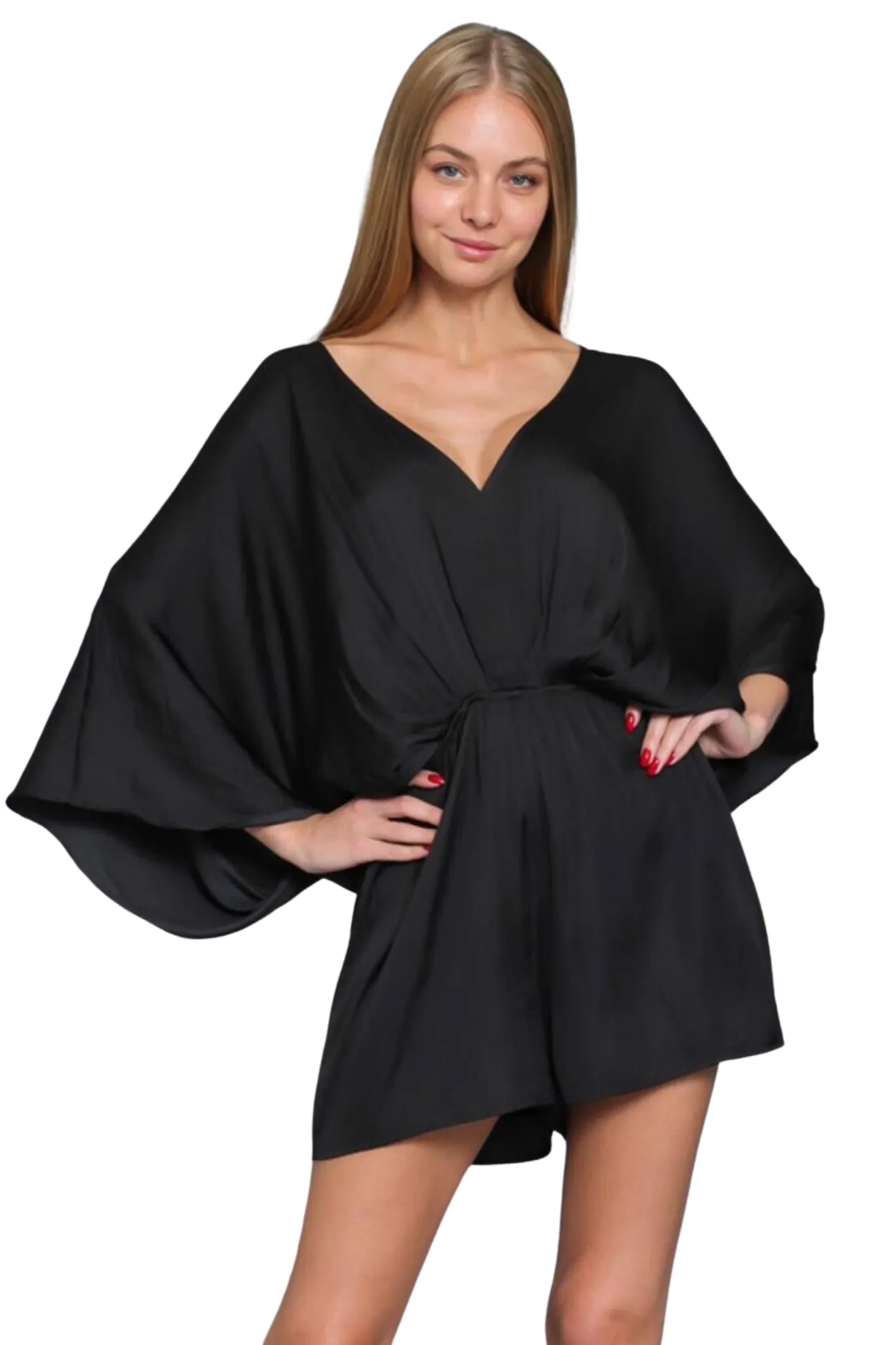 Brie Kimono Sleeve Romper