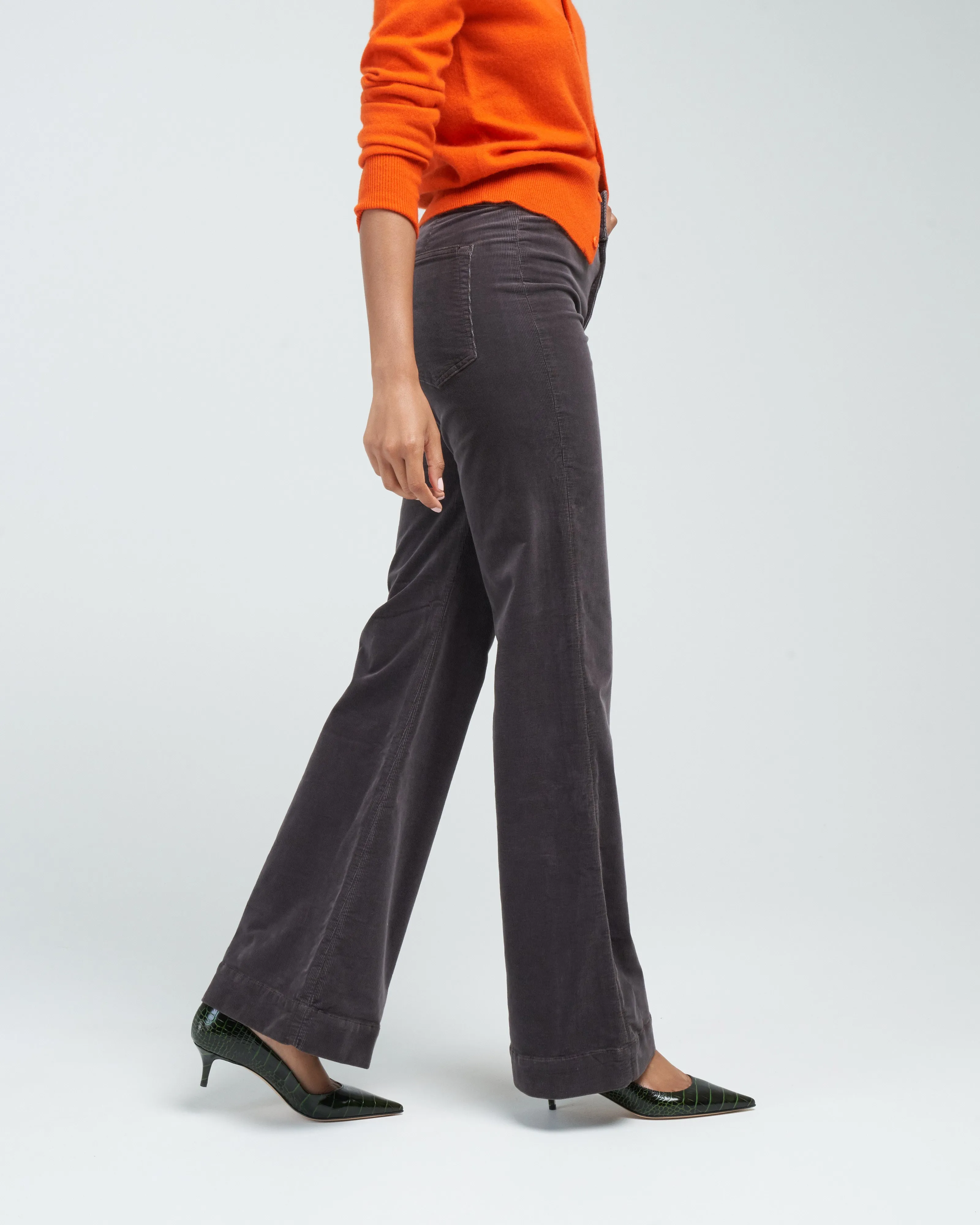 brighton wide leg - mink