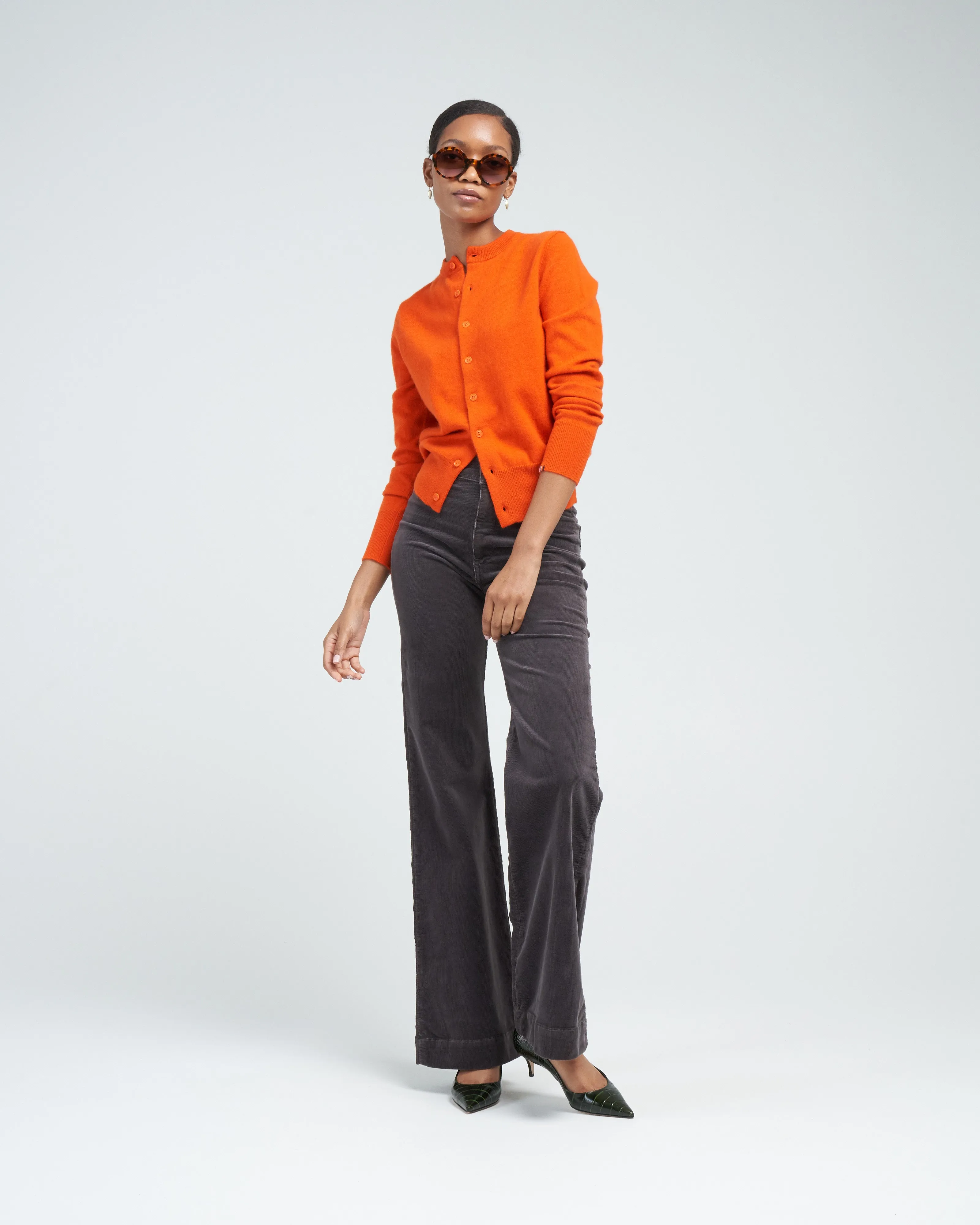 brighton wide leg - mink
