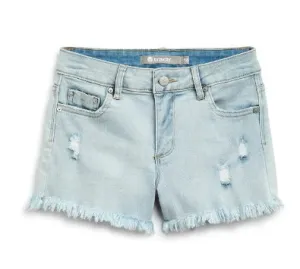 Brittany - 5 Pockets Fray Shorts with Destruction
