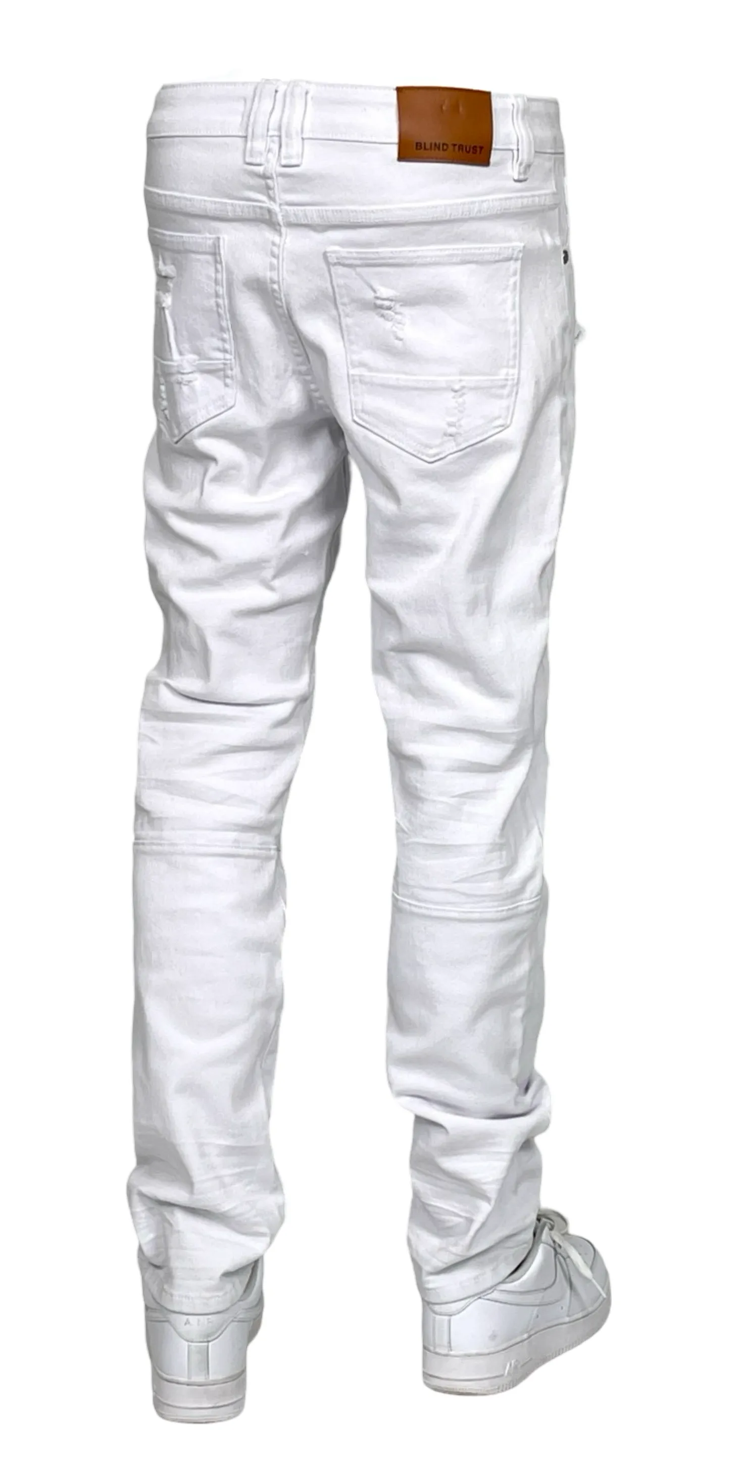 BTP24035: Slim Fit Rip & Repair Jeans