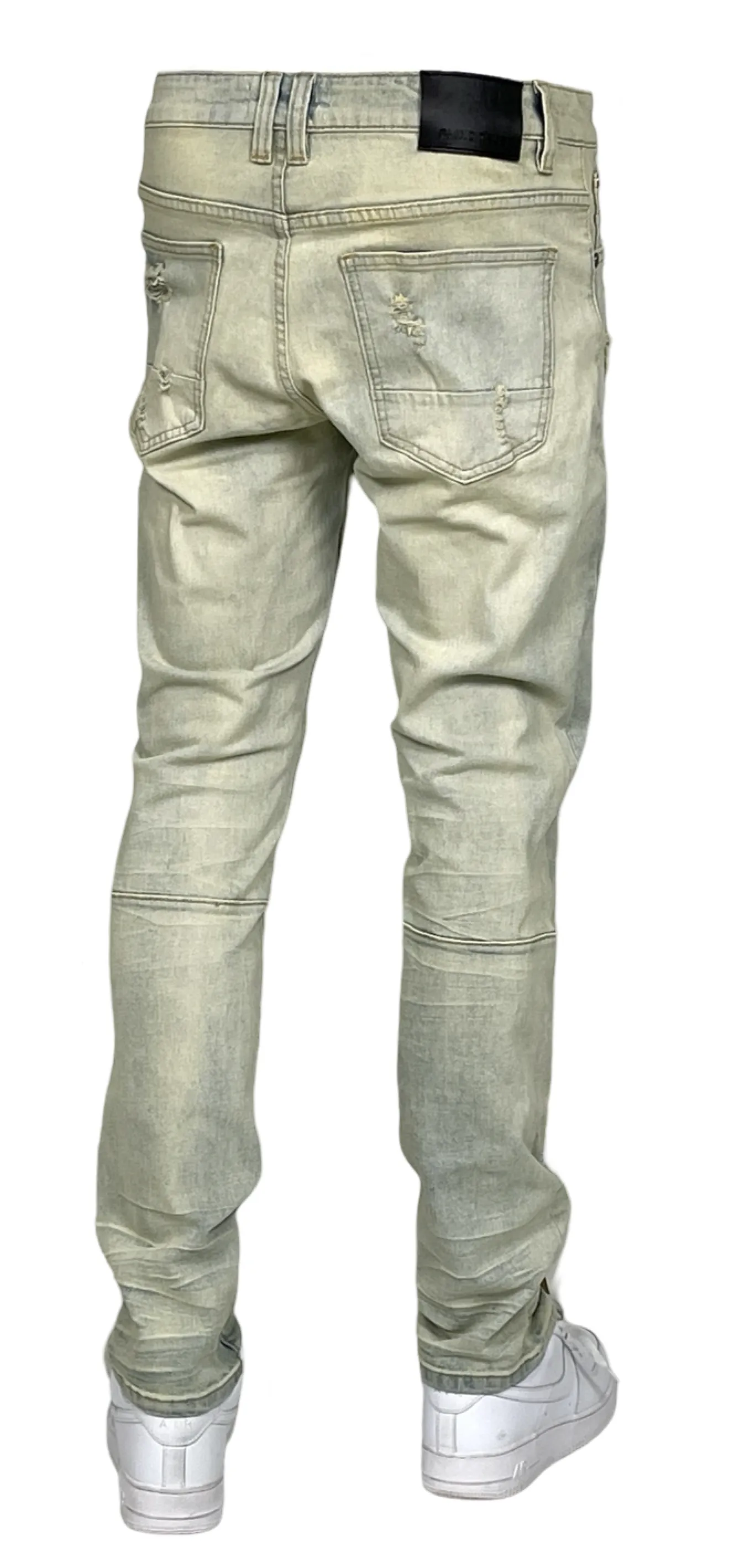 BTP24035: Slim Fit Rip & Repair Jeans