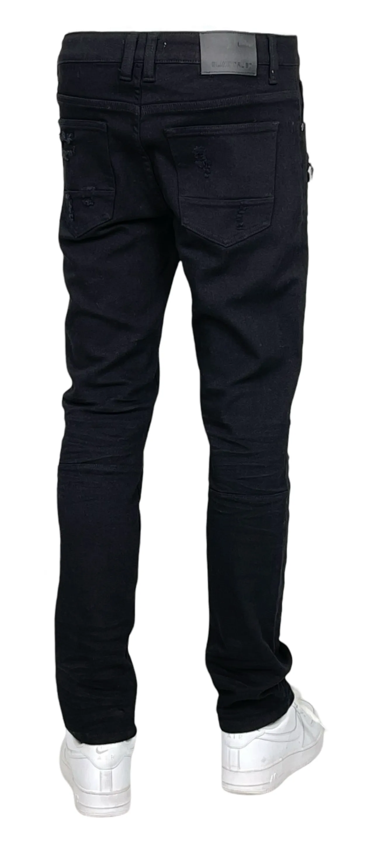 BTP24035: Slim Fit Rip & Repair Jeans