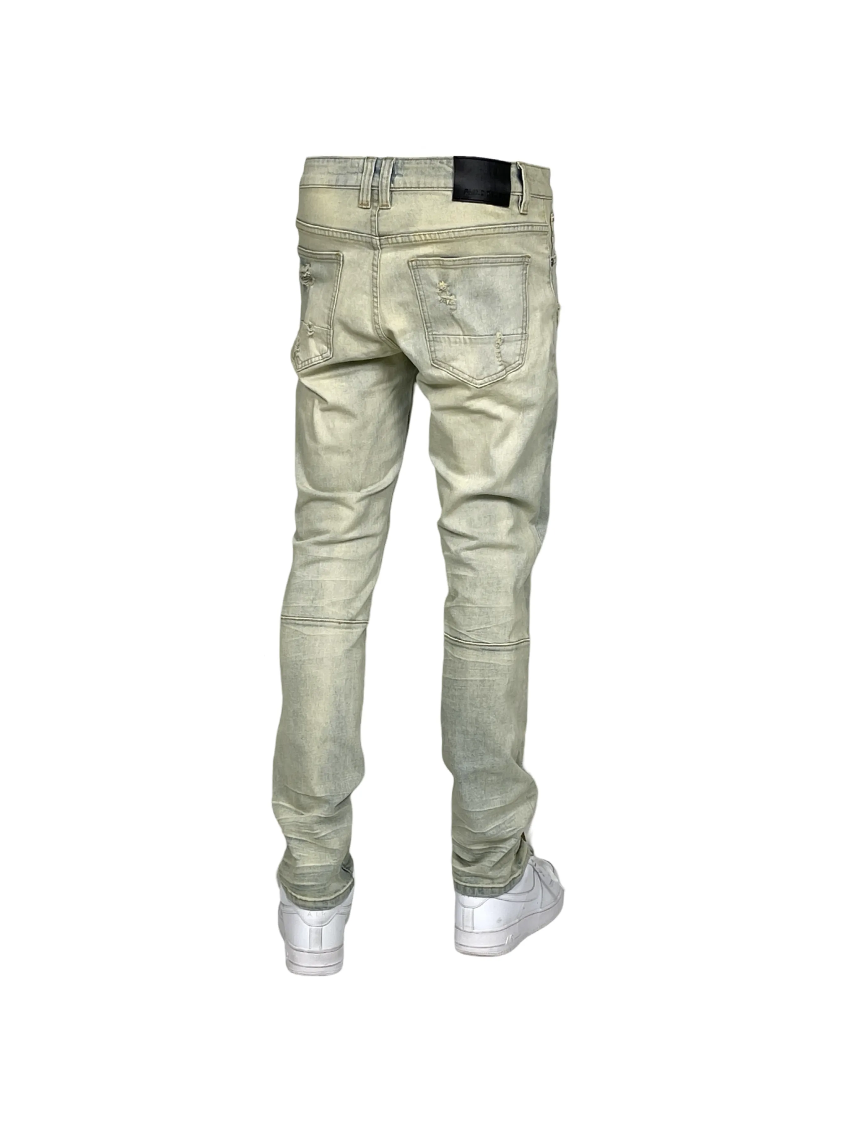 BTP24035K:Kid's Slim Fit Rip & Repair Jeans