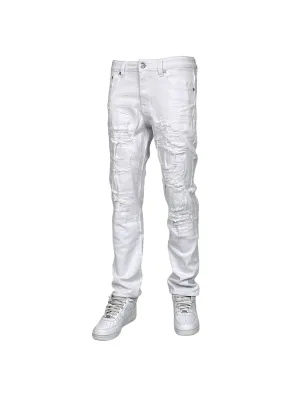 BTP24035K:Kid's Slim Fit Rip & Repair Jeans