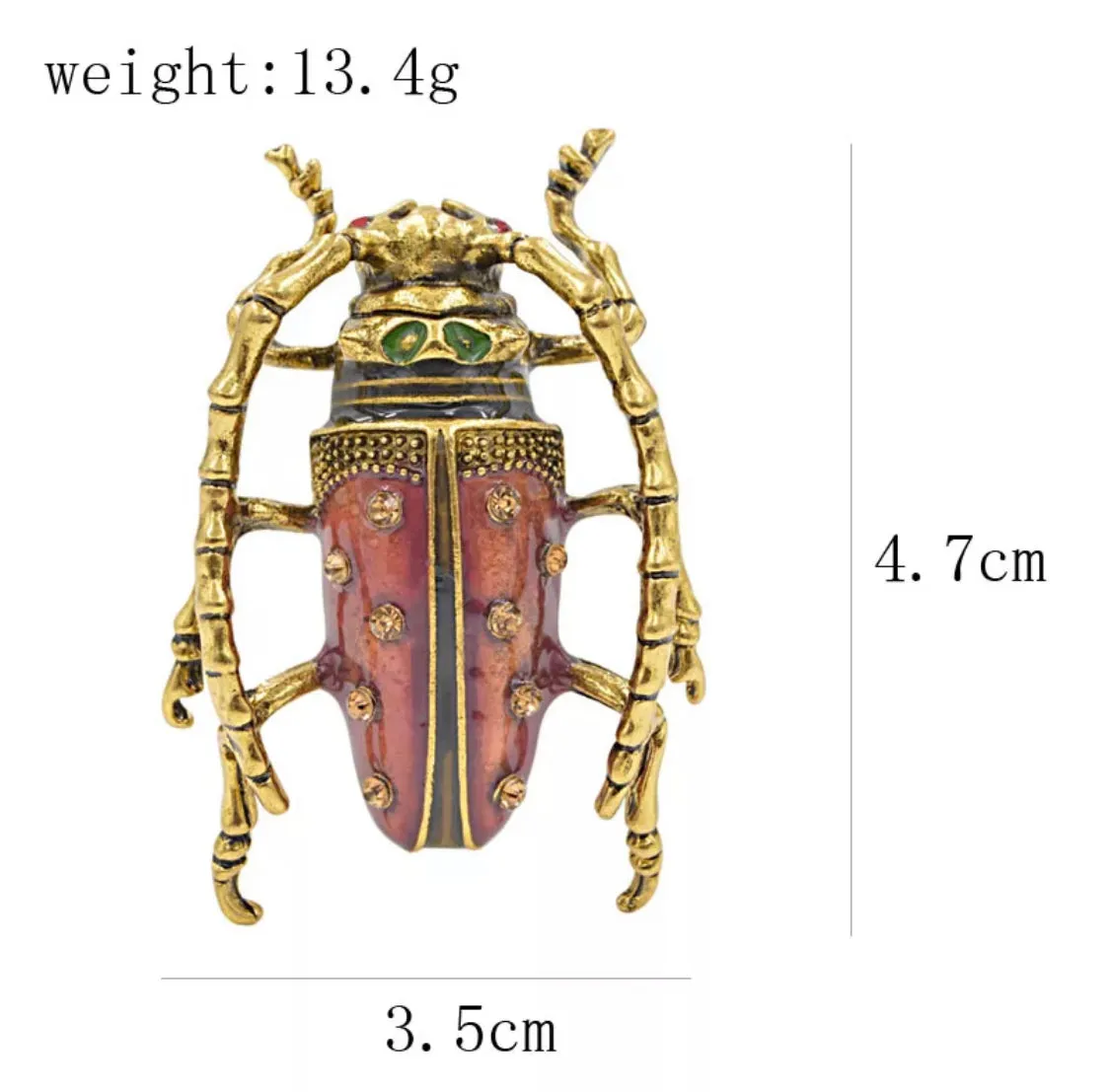 Bug Brooch "Frederick"