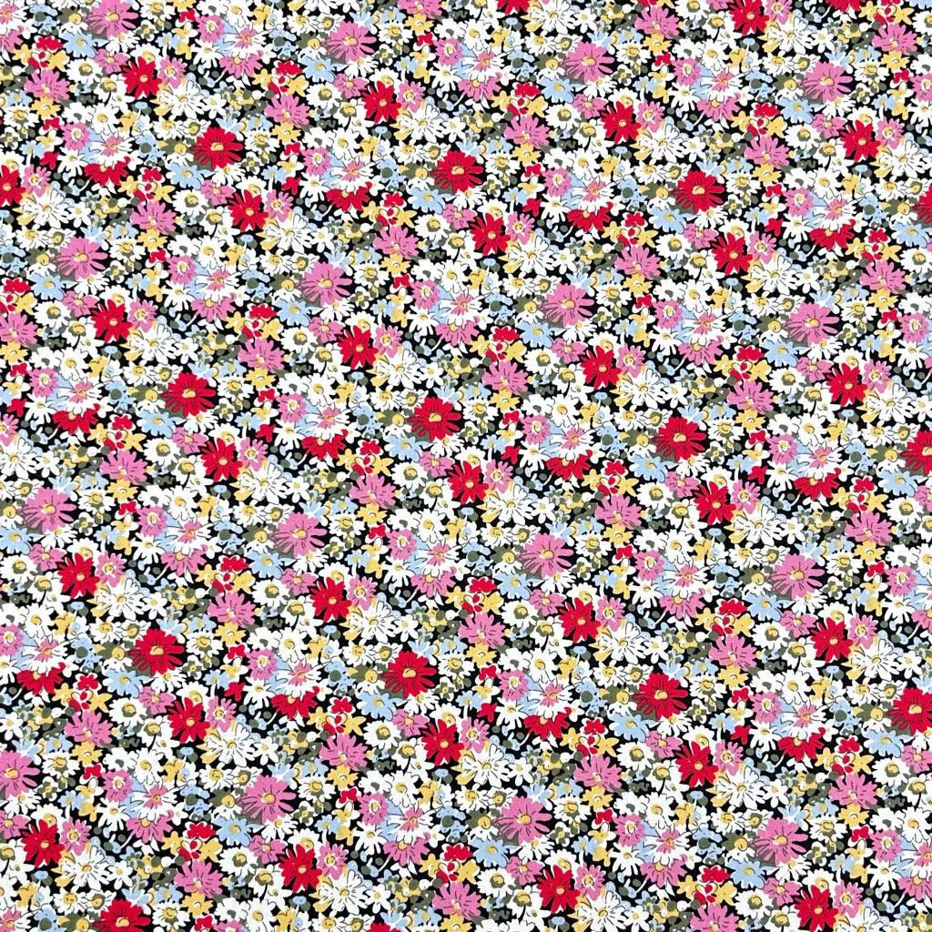 Busy Meadow Cotton Poplin Fabric