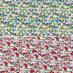 Busy Meadow Cotton Poplin Fabric