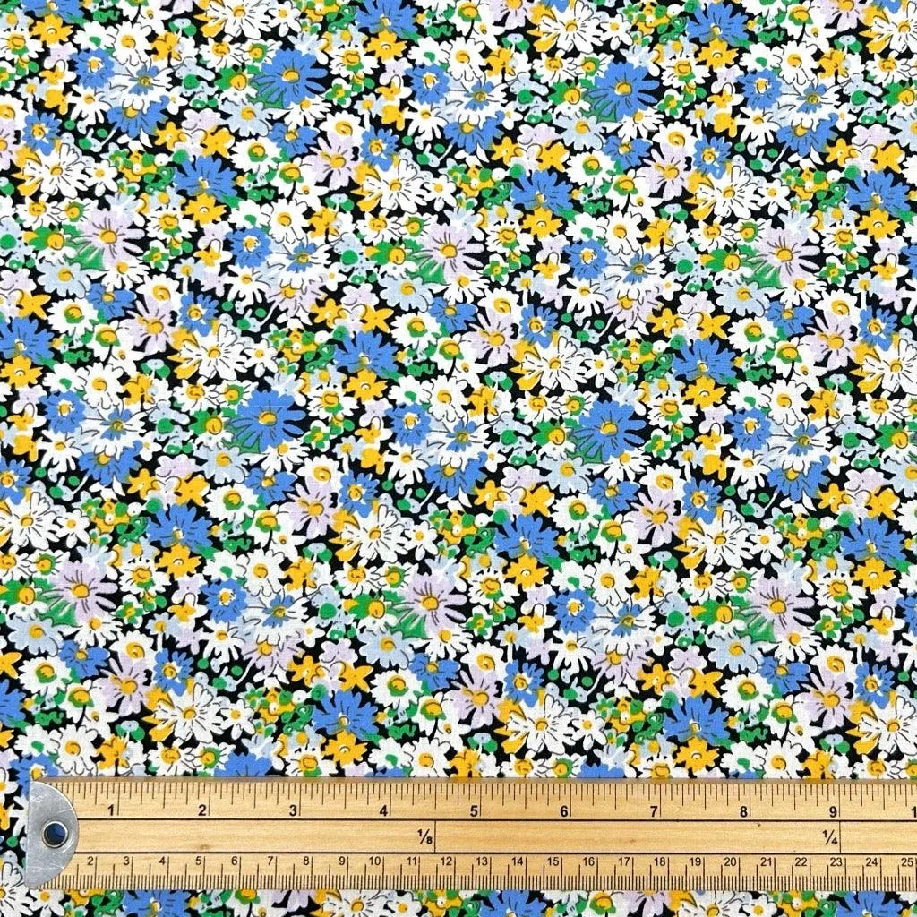 Busy Meadow Cotton Poplin Fabric