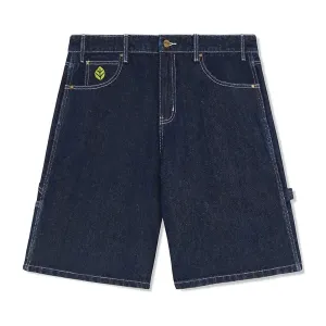 BUTTER GOODS WEATHERGEAR HEAVY WEIGHT DENIM SHORTS - DARK INDIGO