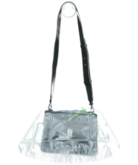 BVLGARI Black Leather Serpenti Forever Cross-body Bag One Size