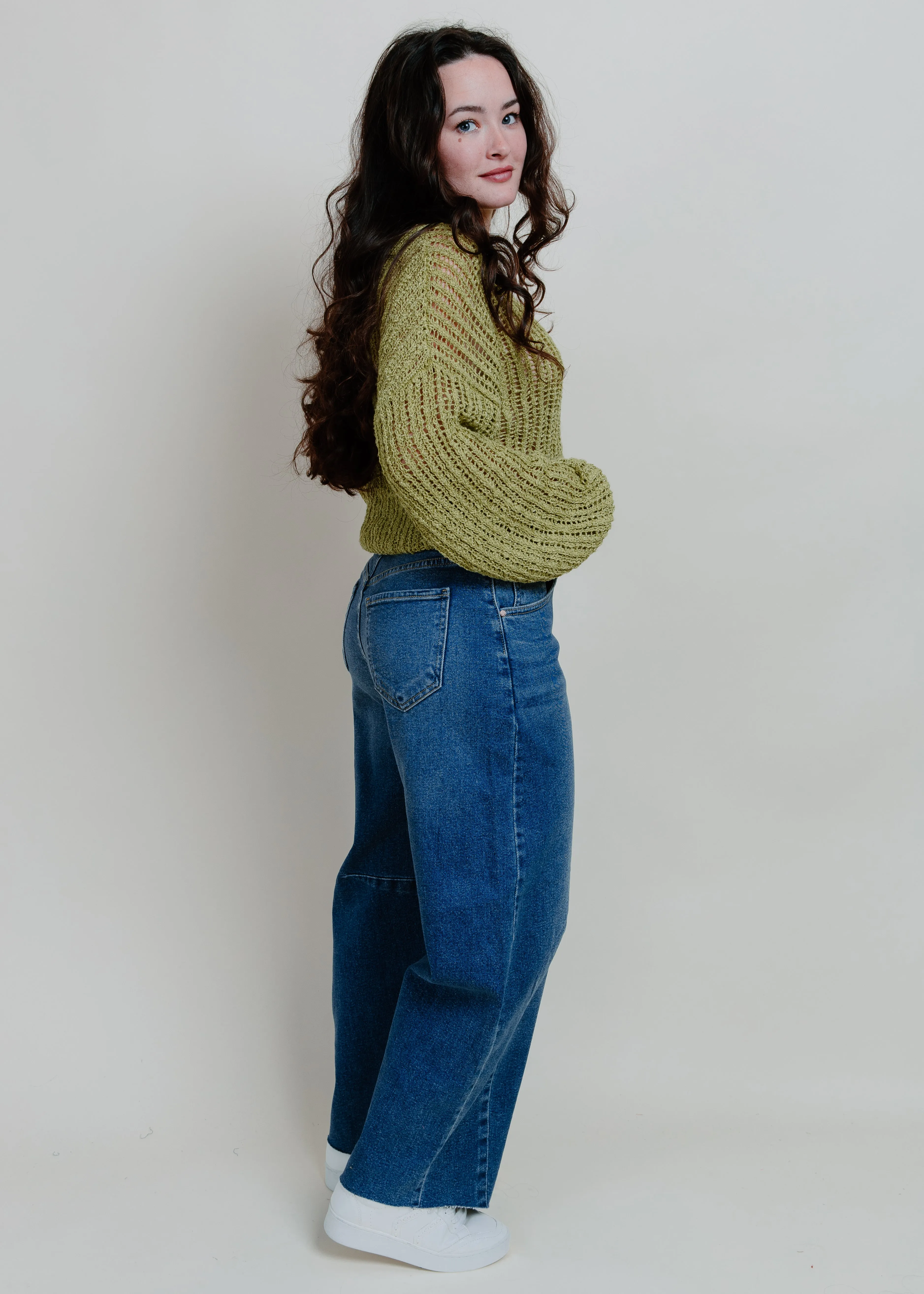 Cammie Barrel Jean - Medium Wash