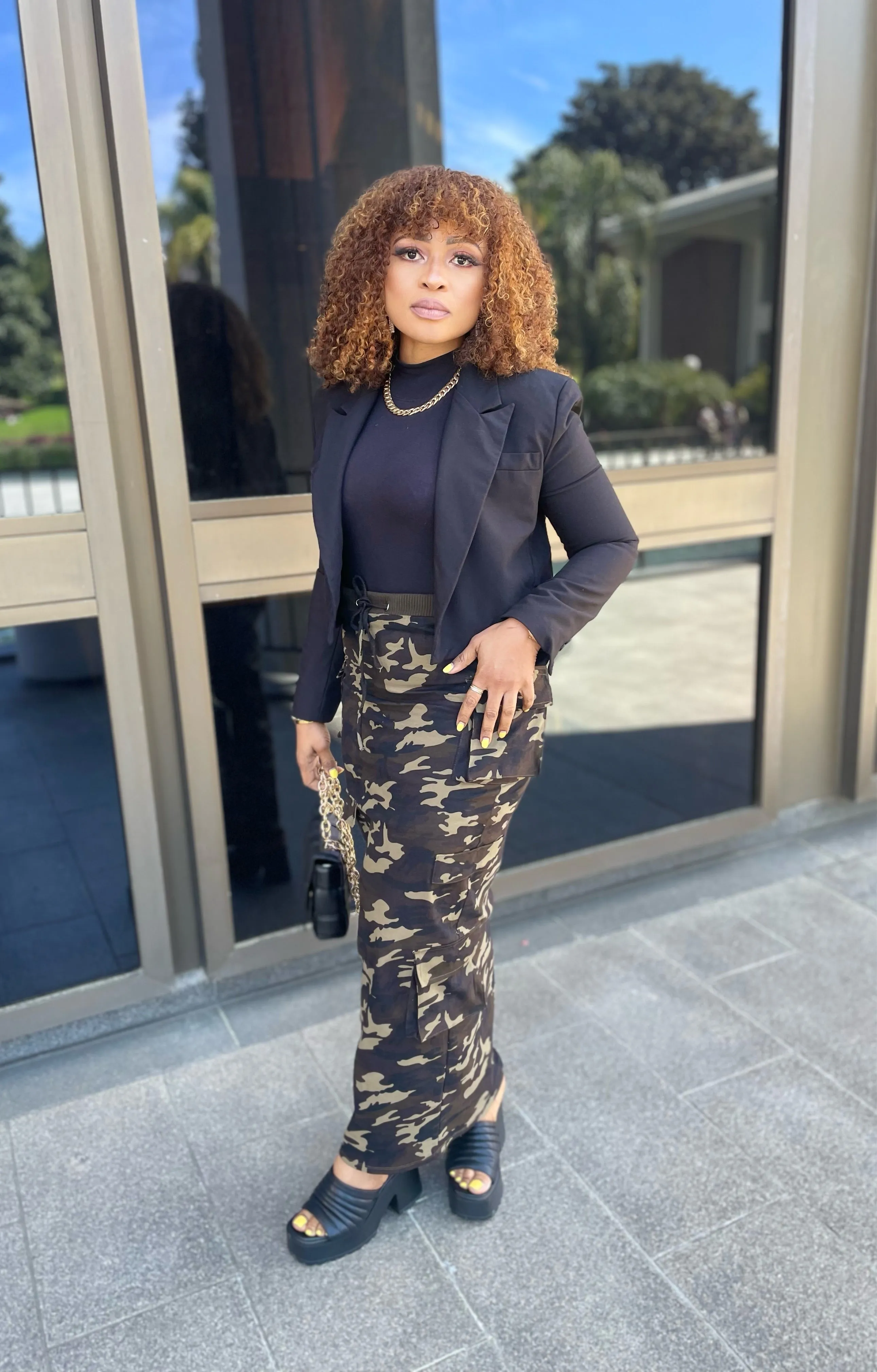 Cargo Camouflage Skirt