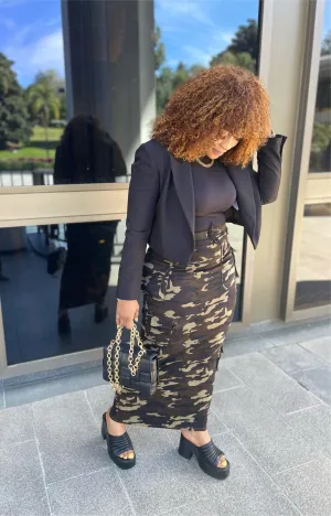 Cargo Camouflage Skirt