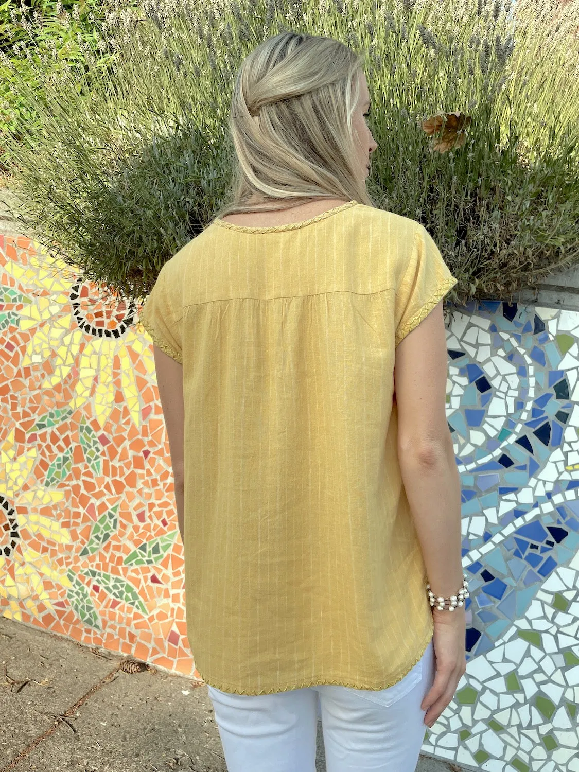 Carolina Sunflower Blouse